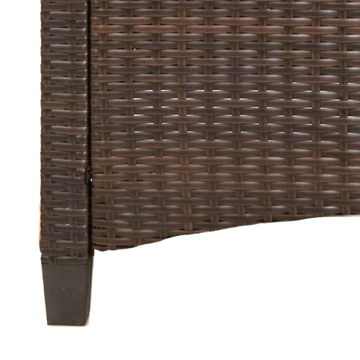 Vrtna klupa Smeđa i krem 105 x 60 x 112 cm Čelik i poliester