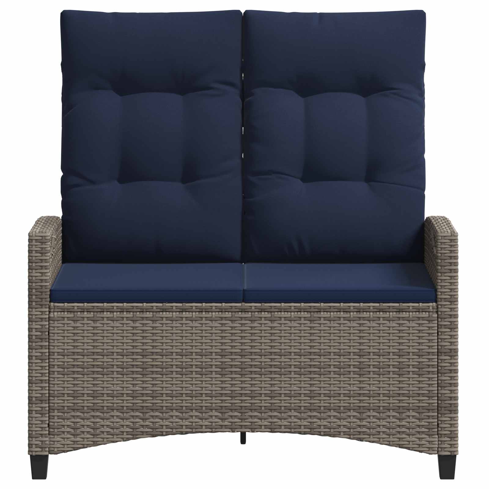 Vrtna klupa s jastukom 105 x 60 x 112 cm čelik