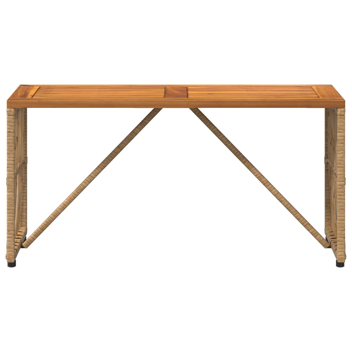 Vanjski stol Prirodna 80 x 40 x 40 cm Čelik i Poli Ratan