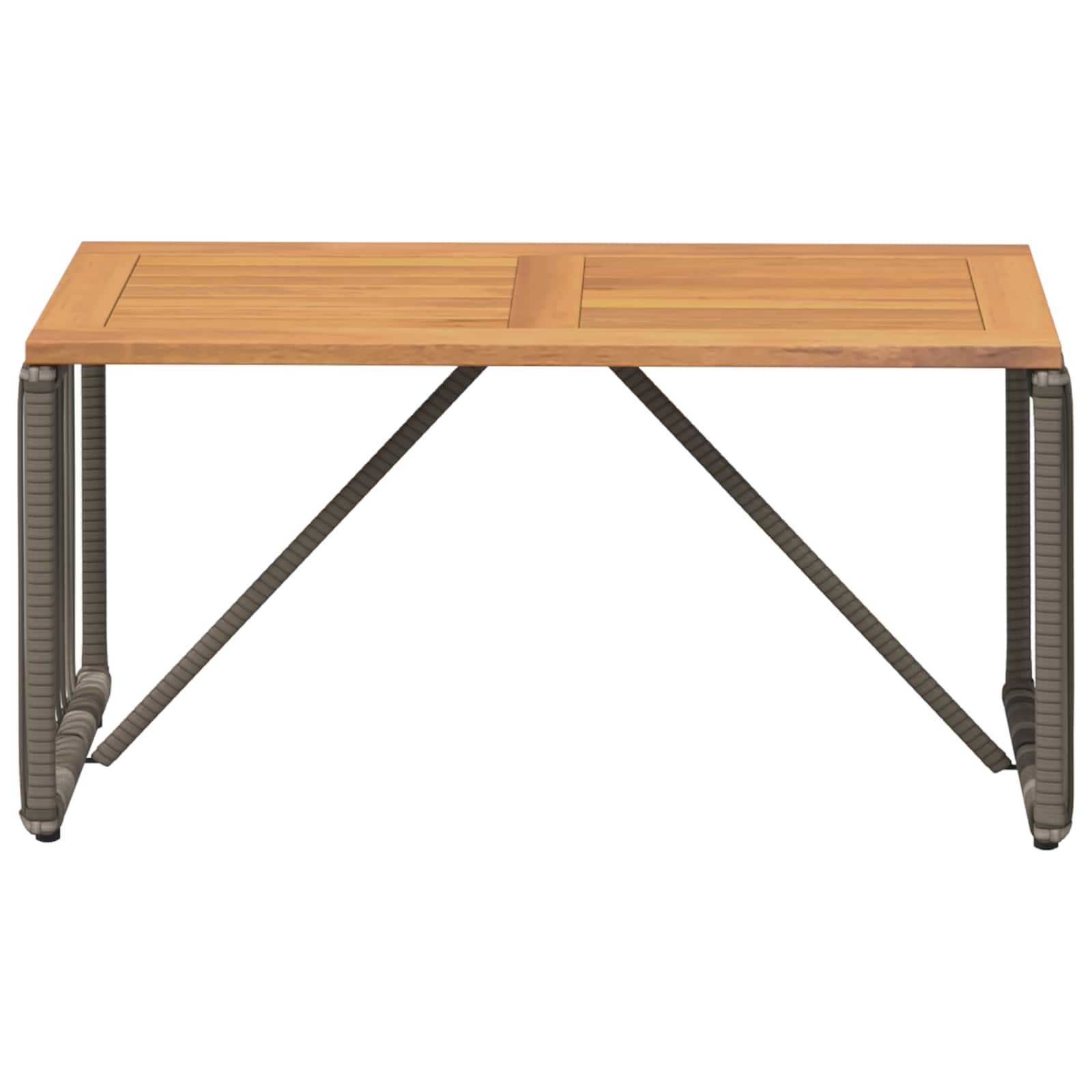 Vanjski stol Siva i smeđa 80 x 40 x 40 cm poliratan