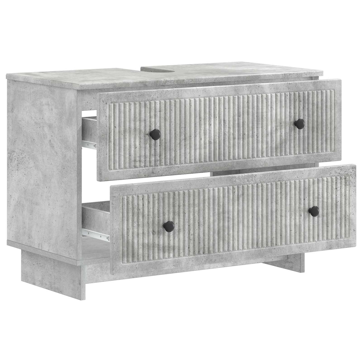 Kupaonski ormarić za sudoper EDE Betonska siva 82 x 41 x 59 cm