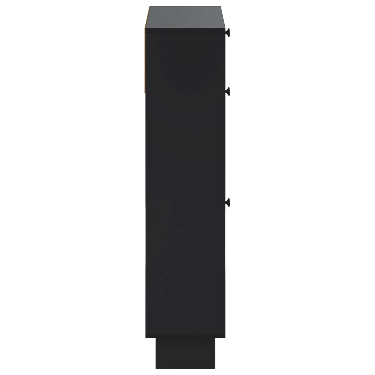 Ormar za cipele EDE 78 x 24 x 103 cm Konstruirano drvo Crna