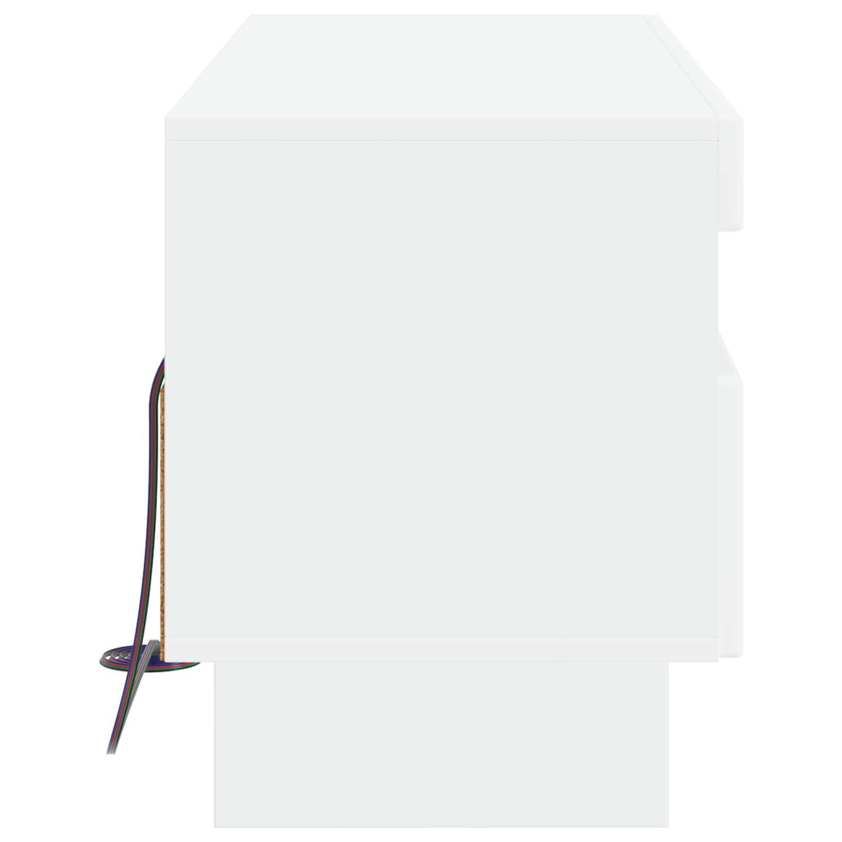 LED TV kabinet Bijela Konstruirano drvo