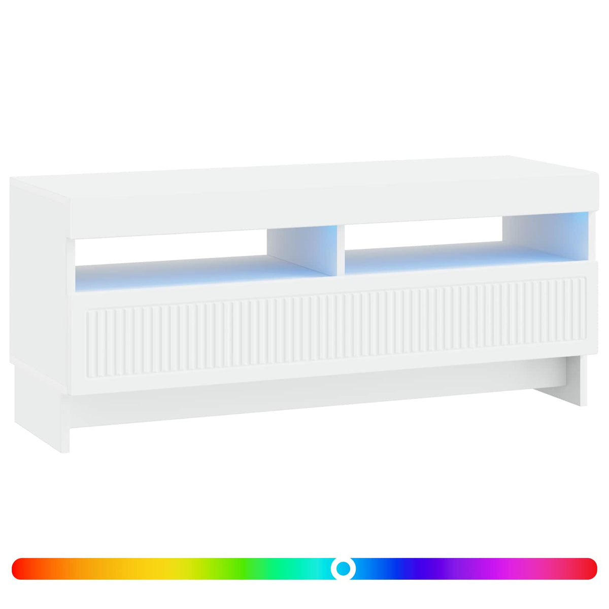 LED TV kabinet Bijela Konstruirano drvo