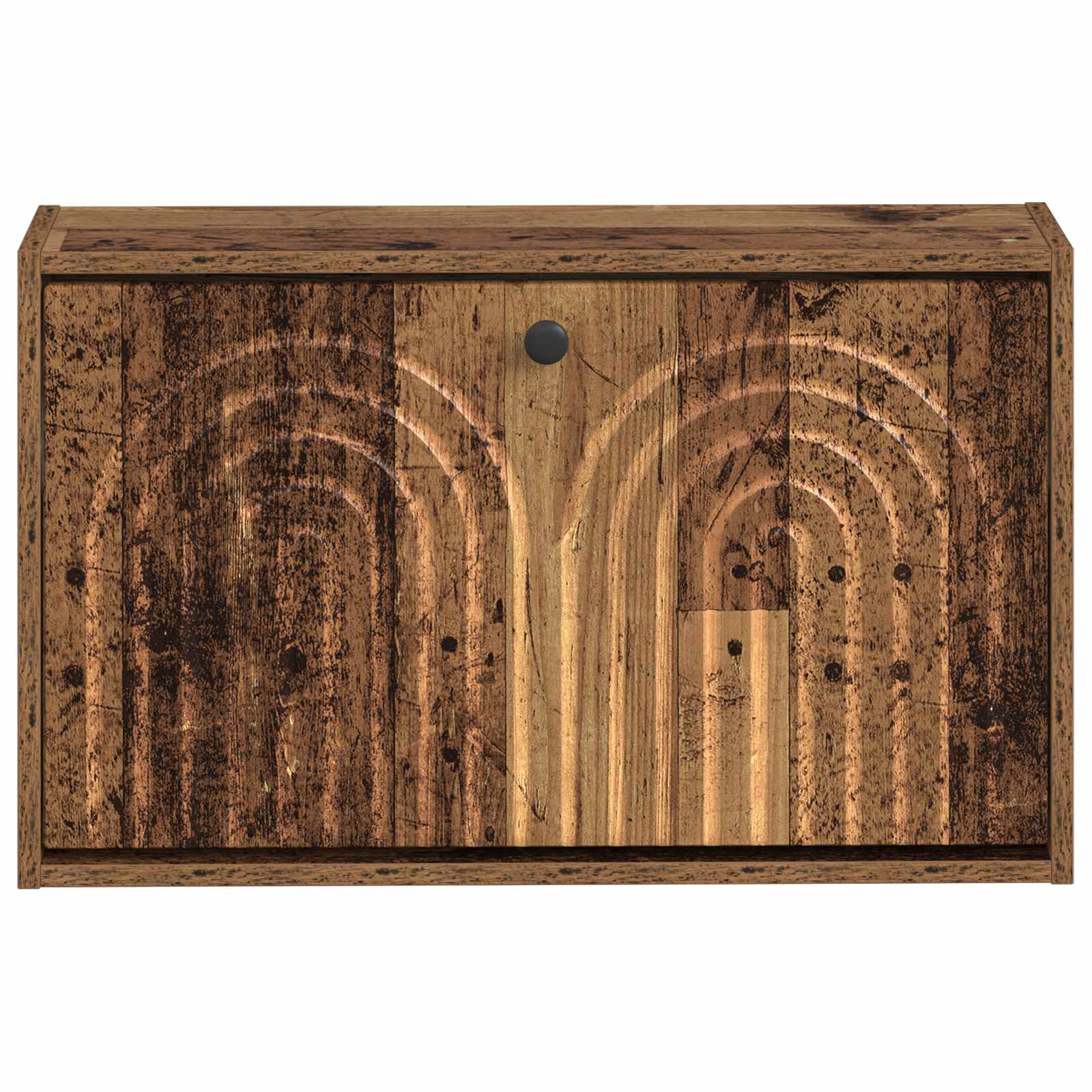 Ormar za cipele na zidu ALKMAAR 71 x 17 x 43 cm Staro drvo