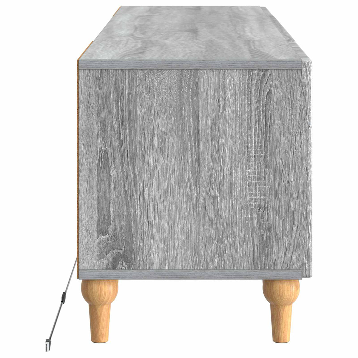 LED TV kabinet Siva Sonoma Konstruirano drvo