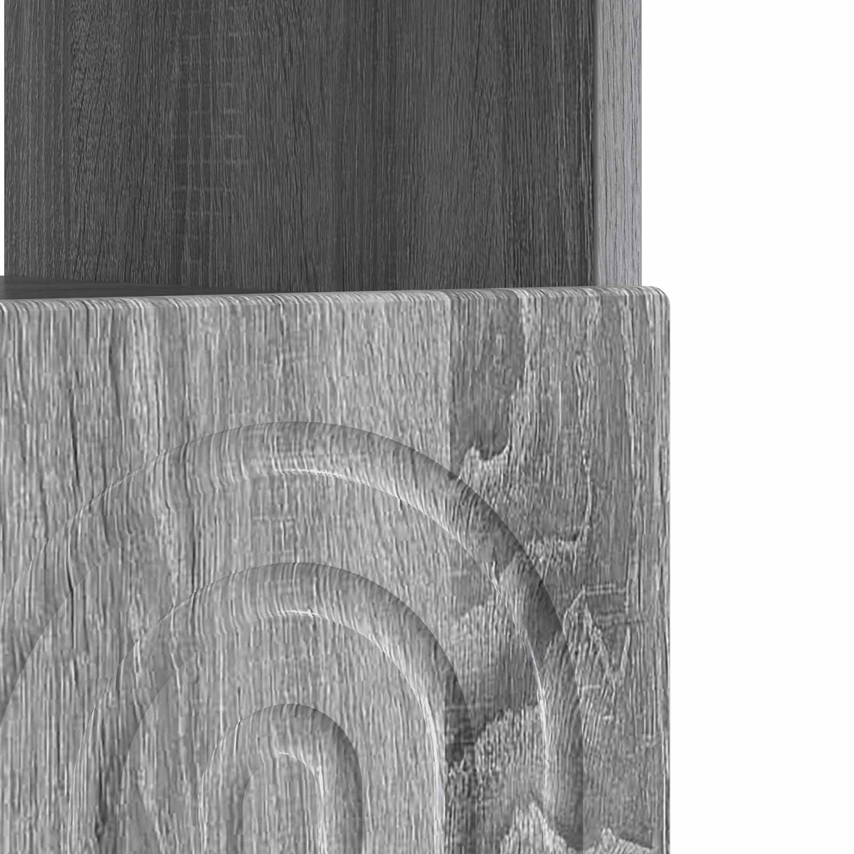 LED TV kabinet Siva Sonoma Konstruirano drvo