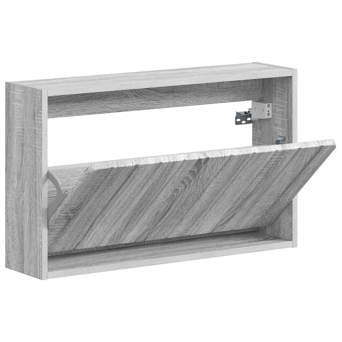 Ormar za cipele na zidu ZWOLLE 71 x 17 x 43 cm Siva Sonoma