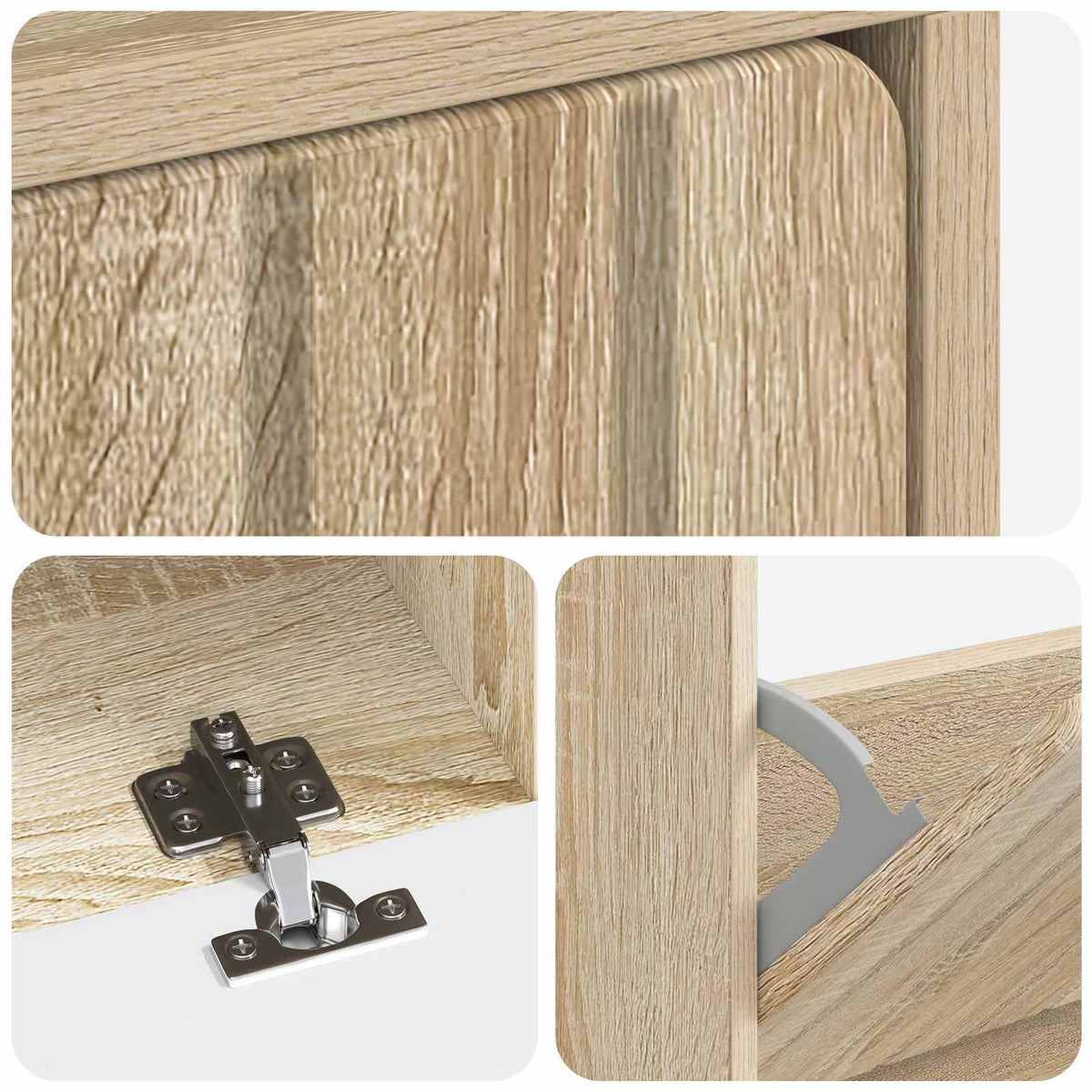 Ormar za cipele ZWOLLE 78 x 24 x 103 cm Konstruirano drvo