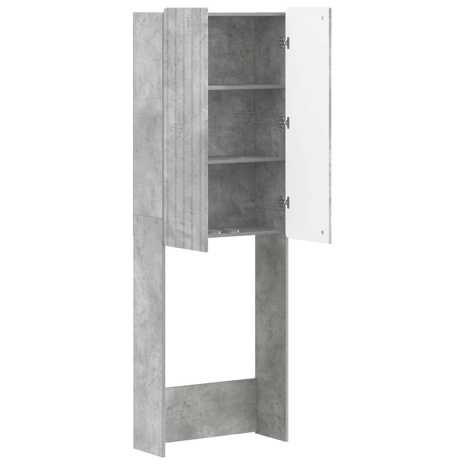 Kabinetska WC ZWOLLE Betonska siva 66 x 25,5 x 190 cm