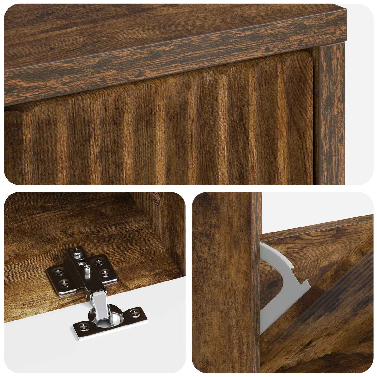Ormar za cipele ARNHEM 78 x 24 x 103 cm Konstruirano drvo
