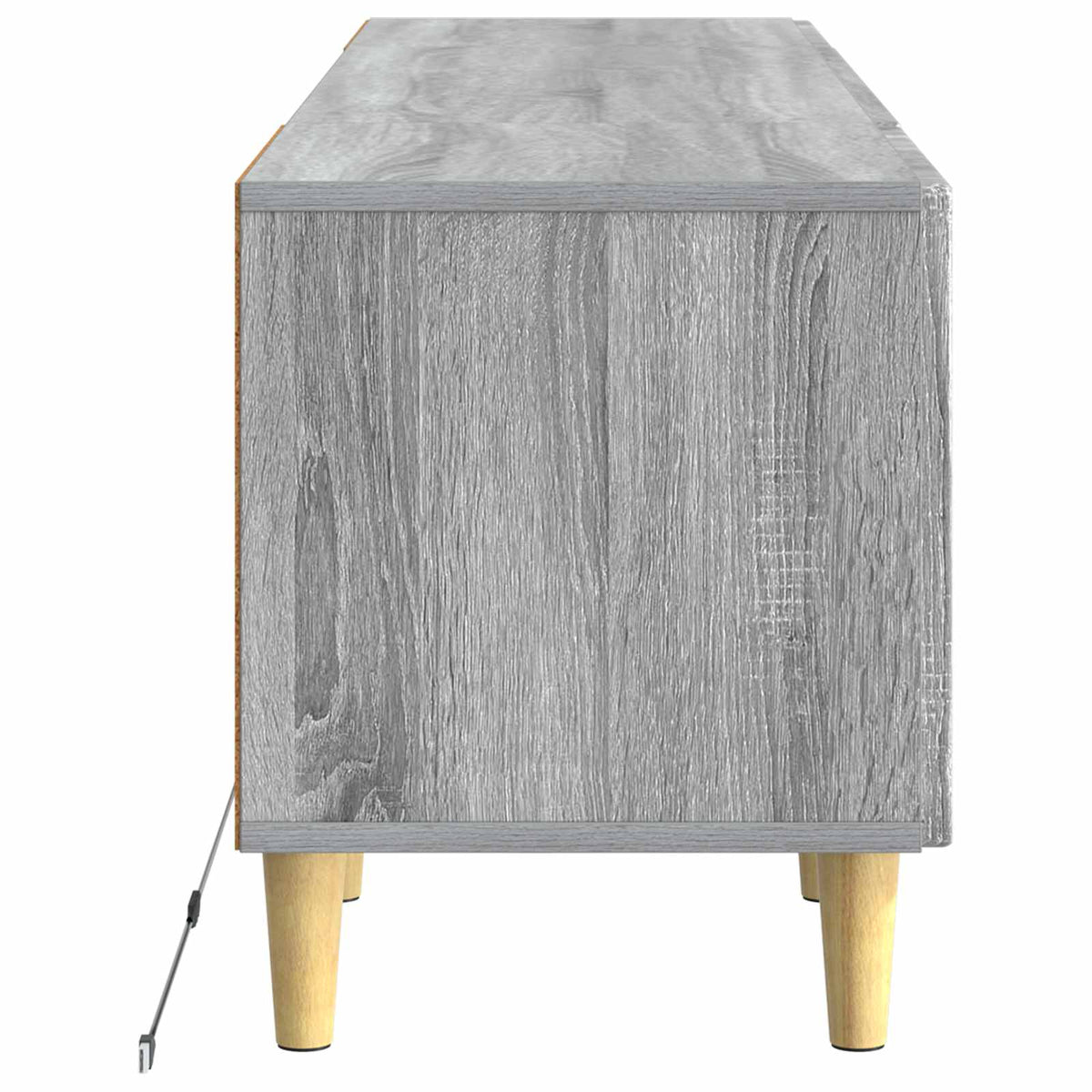 LED TV kabinet Siva Sonoma Konstruirano drvo