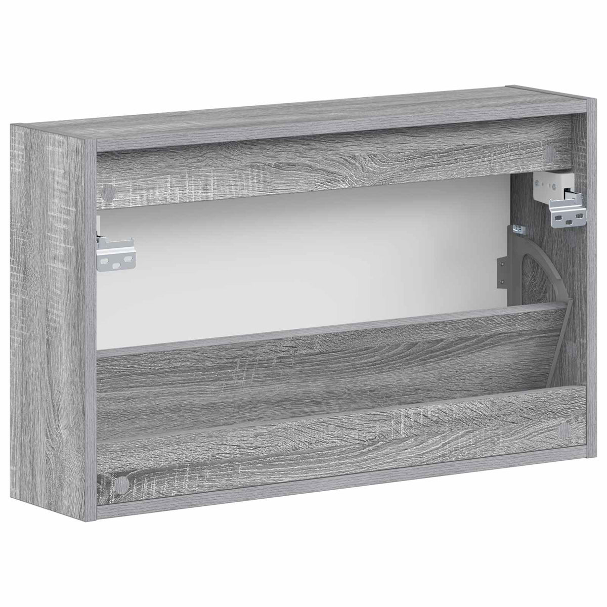 Ormar za cipele na zidu HAARLEM 71 x 17 x 43 cm Siva Sonoma