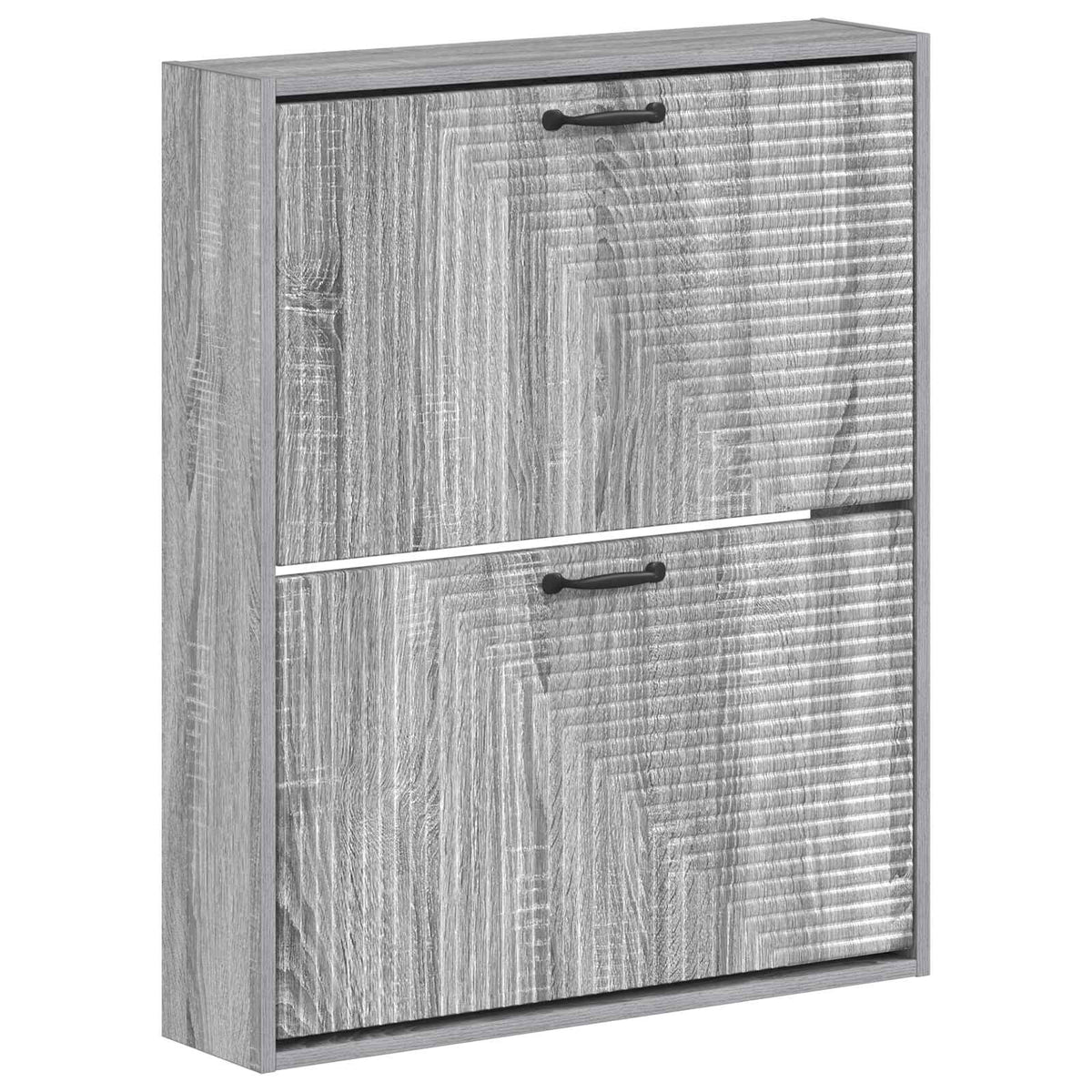 Ormar za cipele na zidu HAARLEM 71 x 17 x 86 cm Siva Sonoma