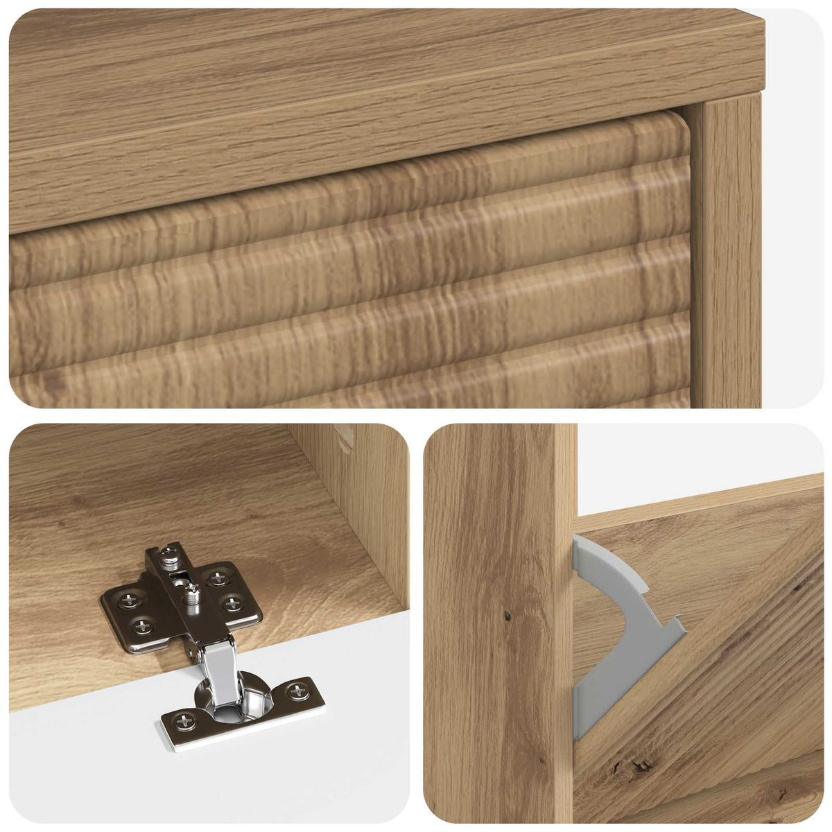 Ormar za cipele HAARLEM 78 x 24 x 103 cm Konstruirano drvo