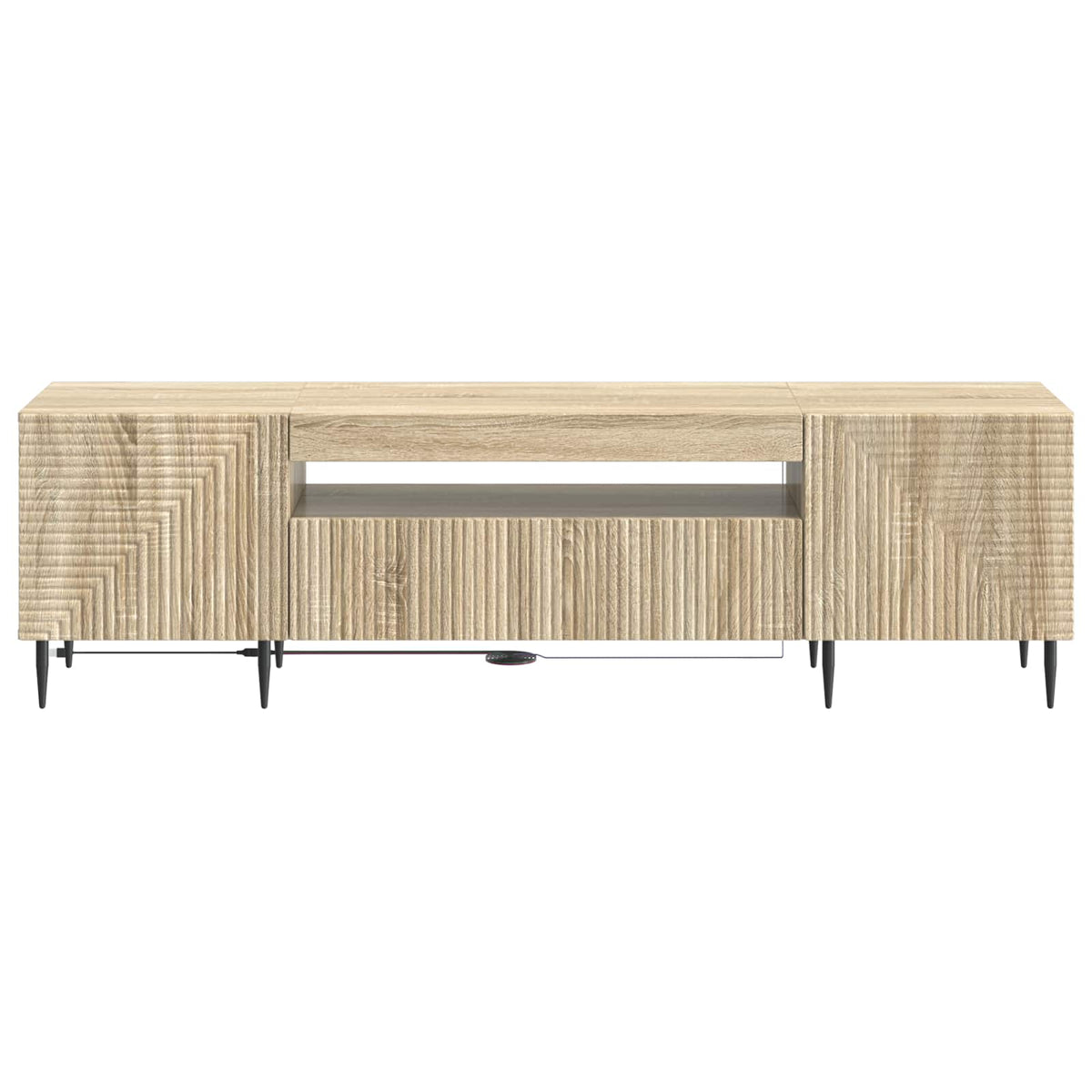 LED TV kabinet Hrast sonoma Konstruirano drvo