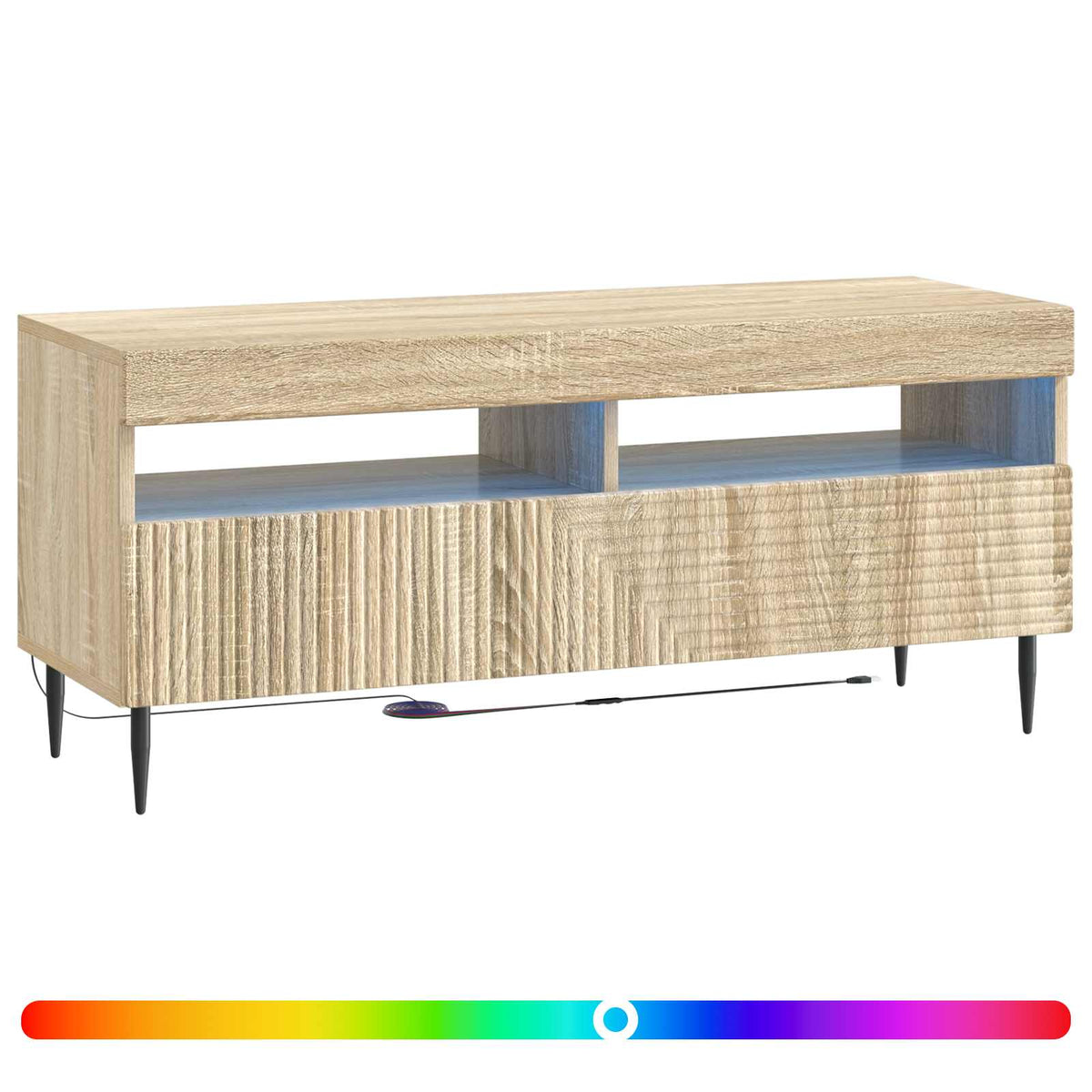 LED TV kabinet Hrast sonoma Konstruirano drvo