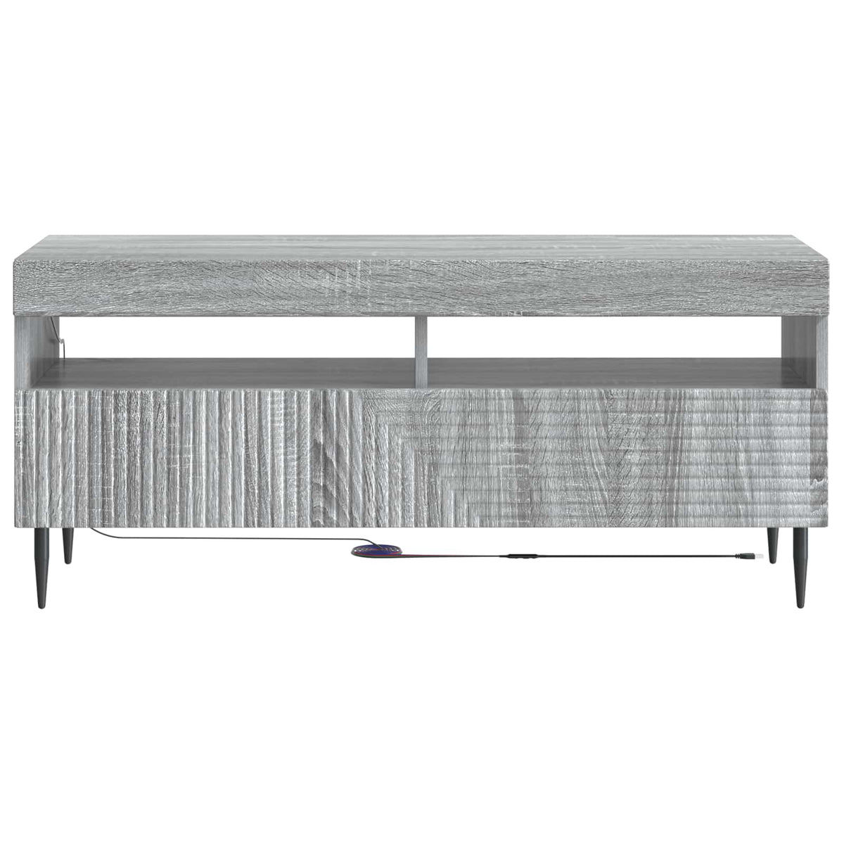 LED TV kabinet Siva Sonoma Konstruirano drvo