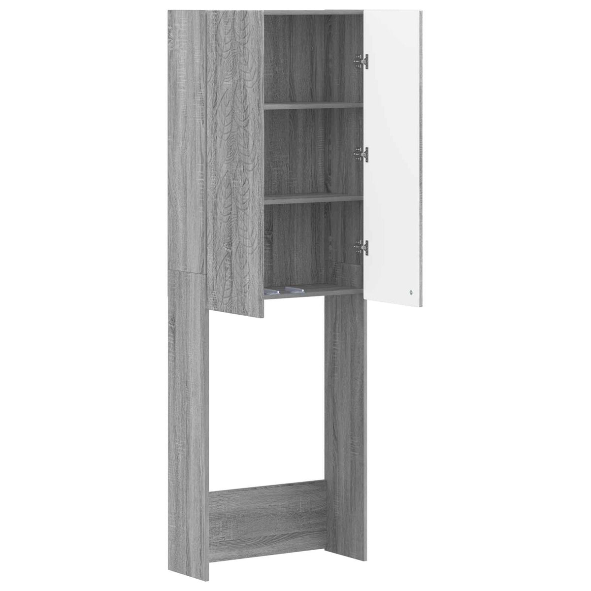 Kabinetska WC DELFT Siva Sonoma 66 x 25,5 x 190 cm