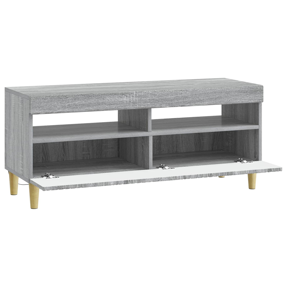 LED TV kabinet Siva Sonoma Konstruirano drvo