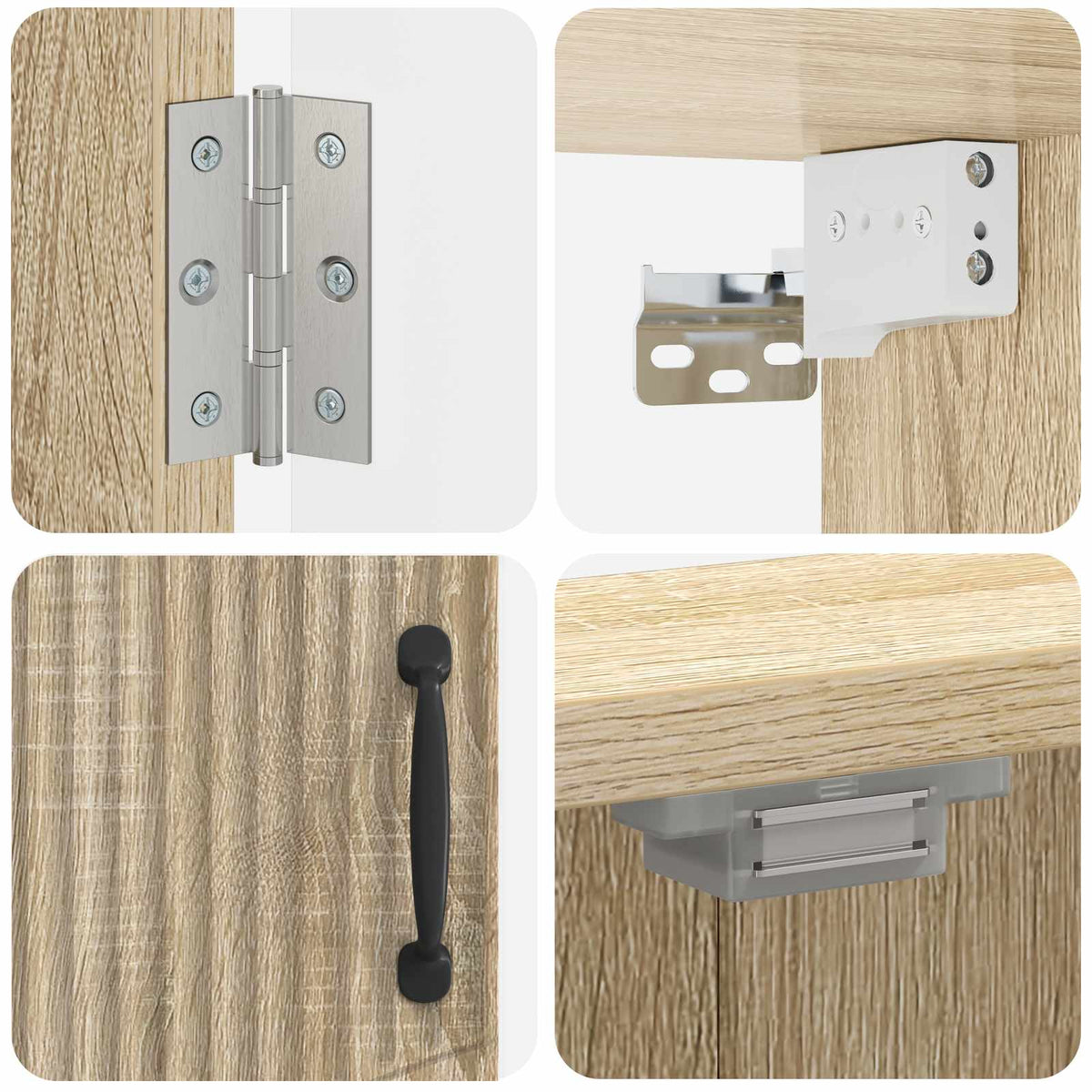 Kabinet za mete HOORN Hrast sonoma 52,5 x 10,5 x 53,5 cm