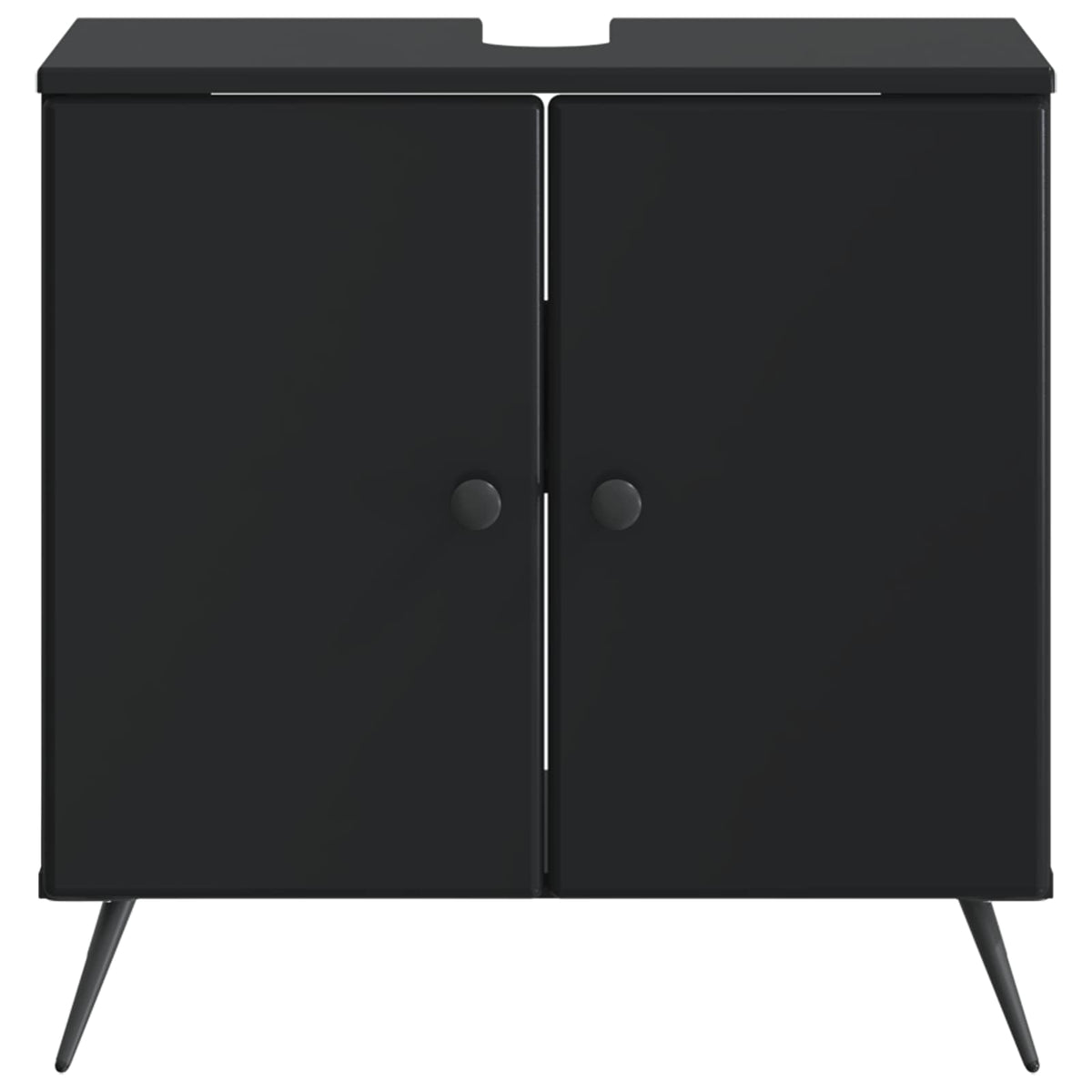 Kupaonski ormarić za sudoper BREDA Crna 59,5 x 31,5 x 59 cm