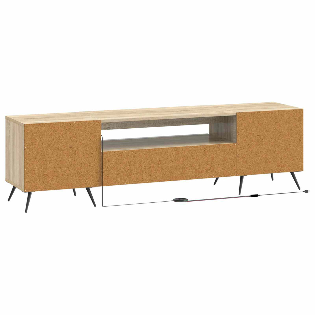 LED TV kabinet Hrast sonoma Konstruirano drvo