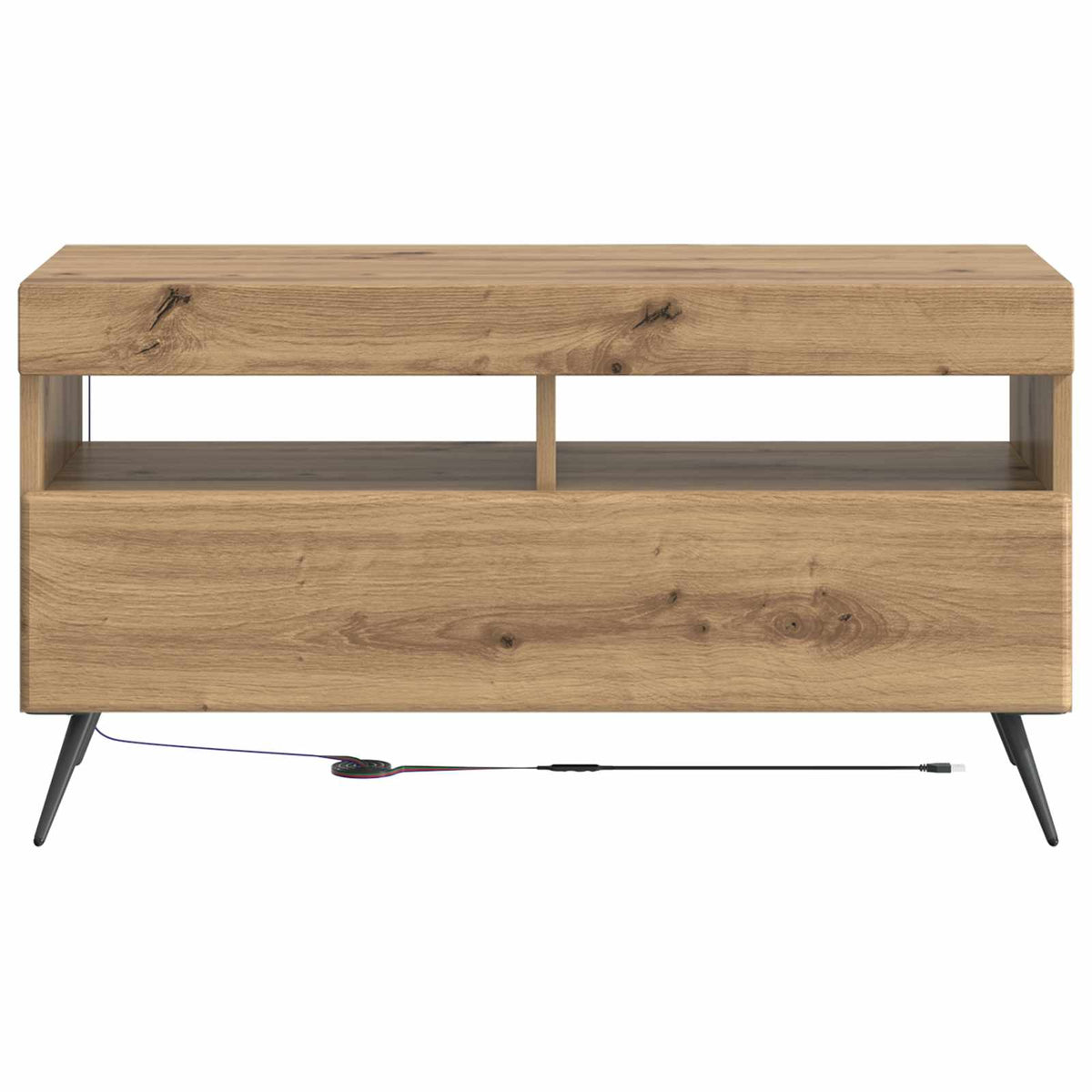 LED TV kabinet Hrast artisan Konstruirano drvo