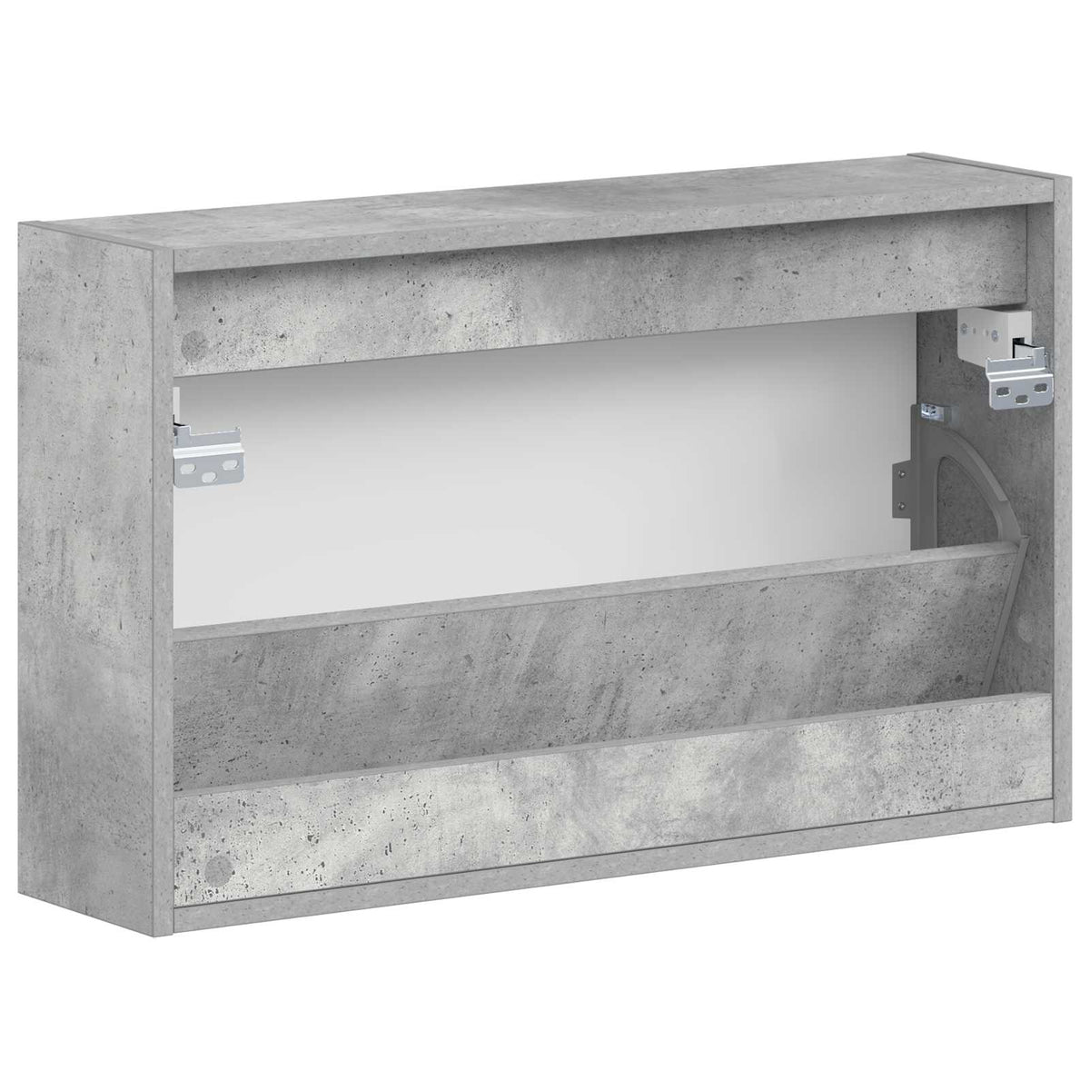 Ormar za cipele na zidu UTRECHT 71 x 17 x 43 cm Betonska siva