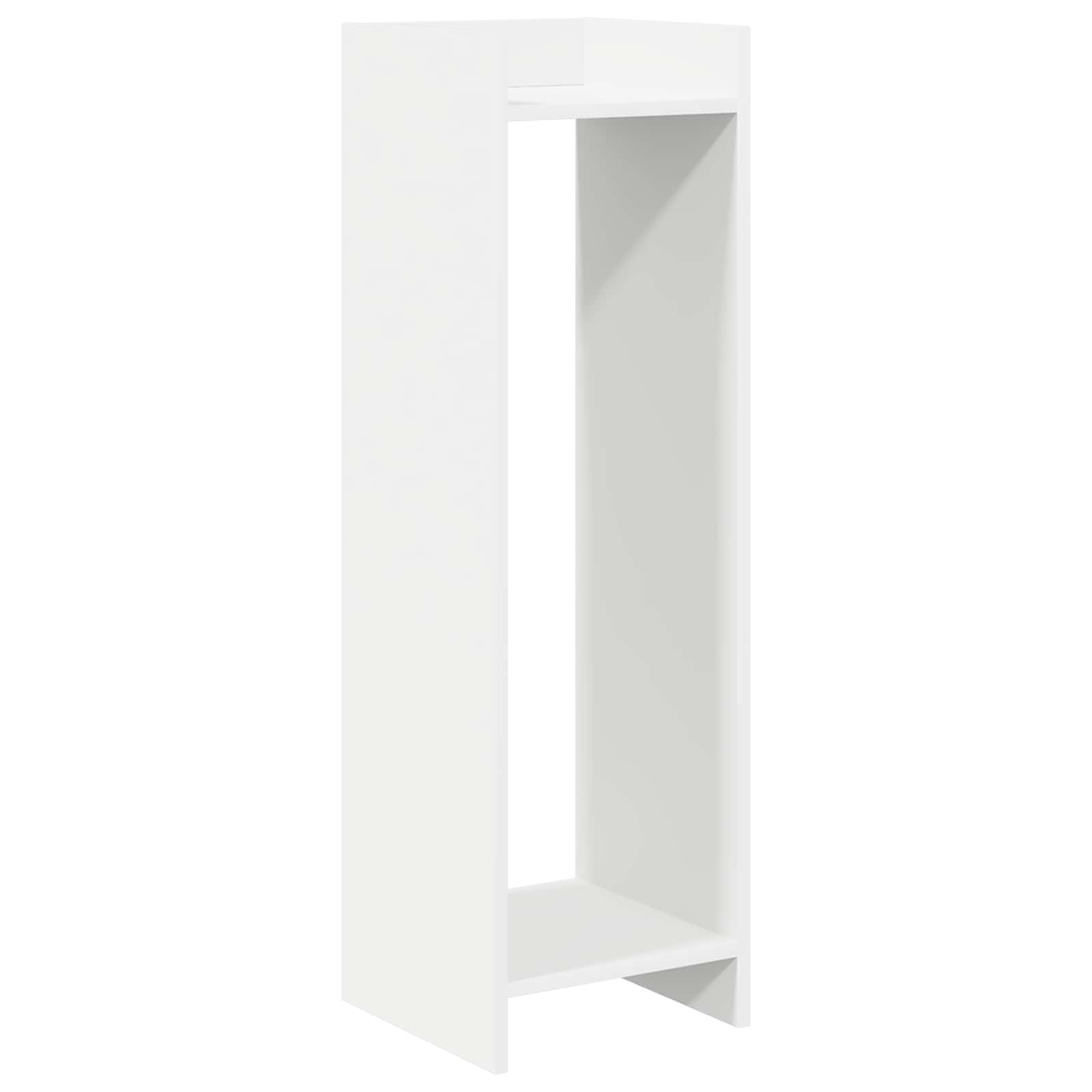 Stalak za biljke s policom 2 pcs Bijeli 30 x 30 x 100 cm