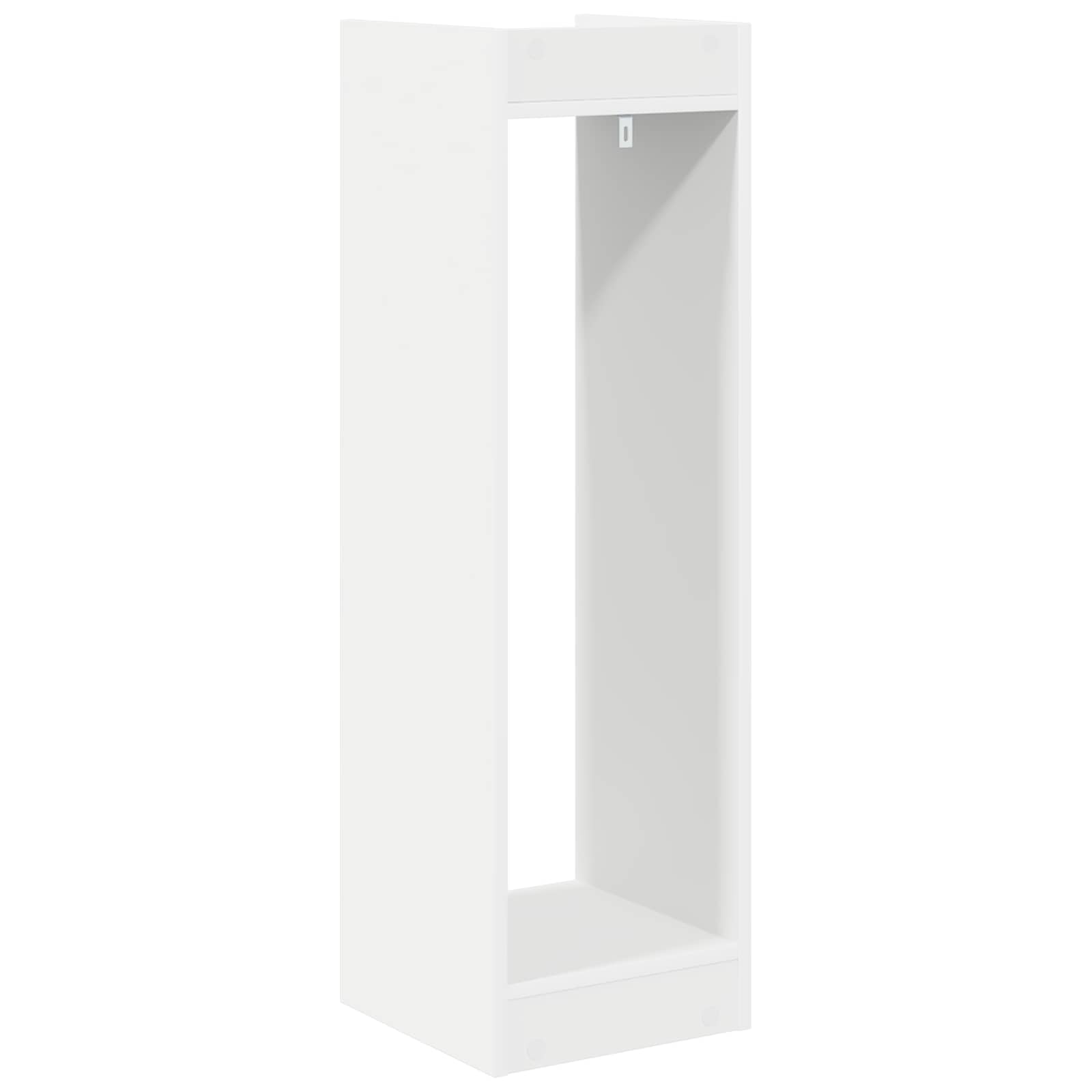 Stalak za biljke s policom 2 pcs Bijeli 30 x 30 x 100 cm