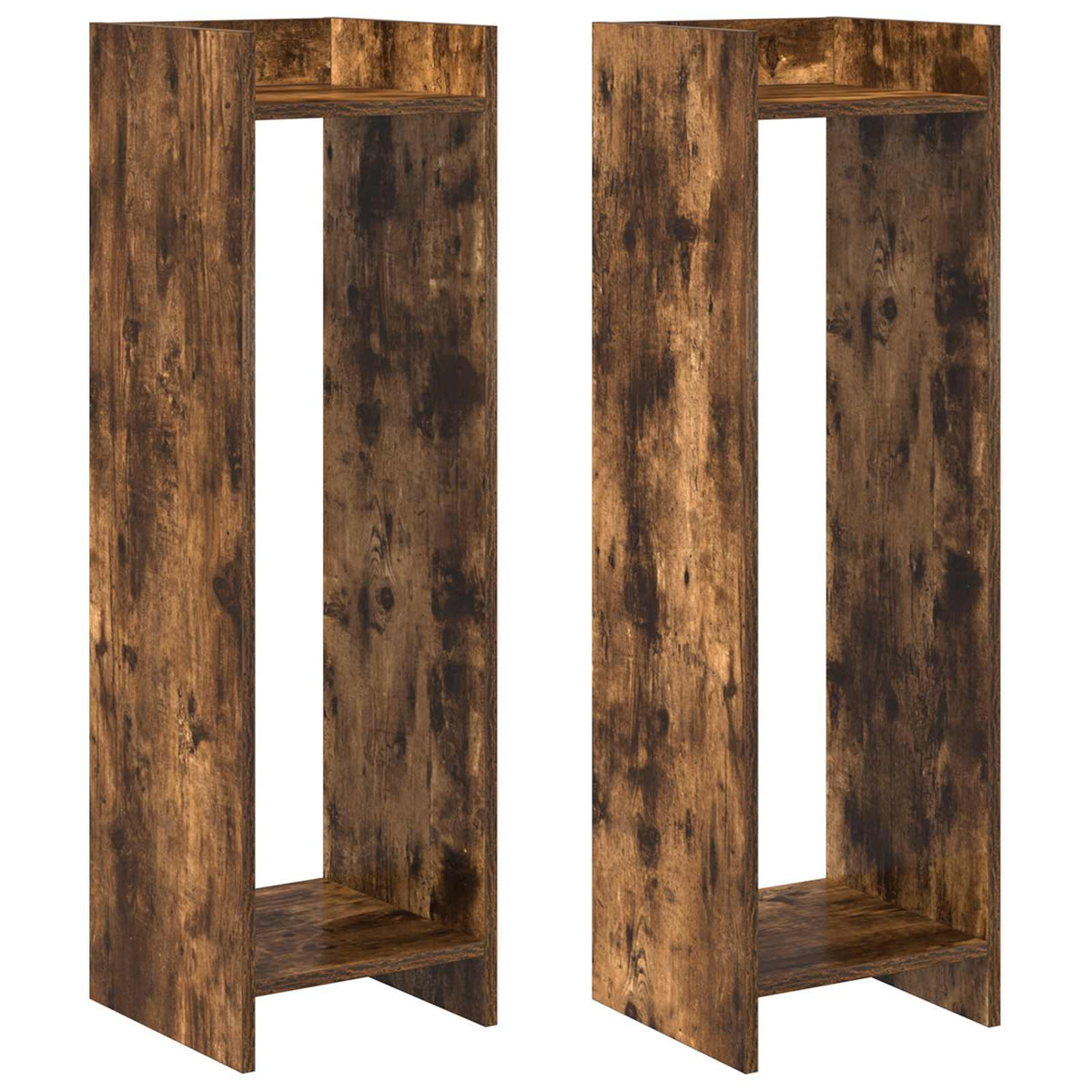 Stalak za biljke 2 pcs Dimljeni Hrast 30 x 30 x 100 cm