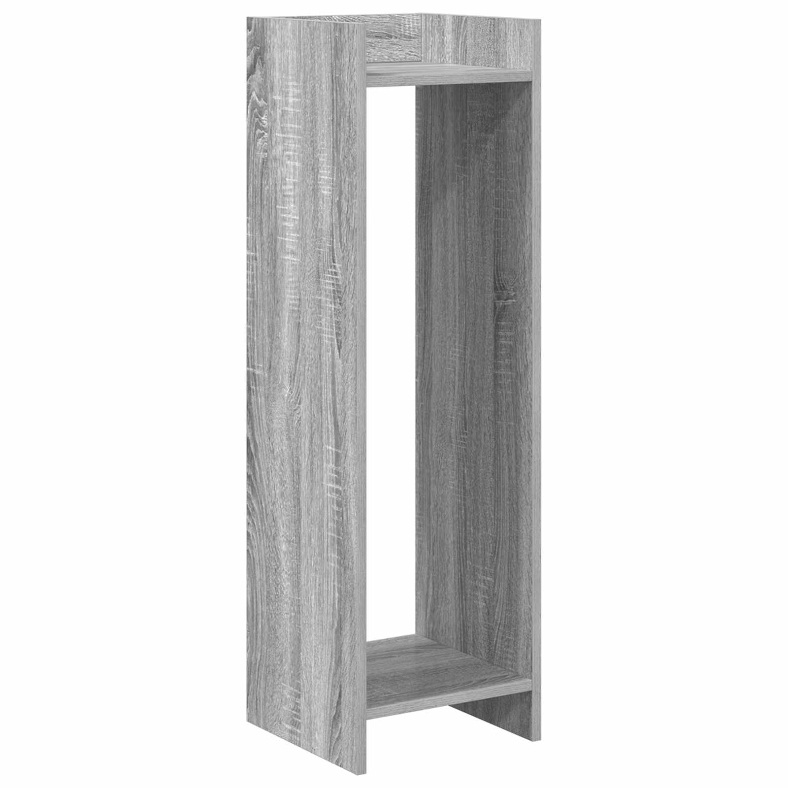 Stalak za biljke s policom Sivi Sonoma 30 x 30 x 100 cm