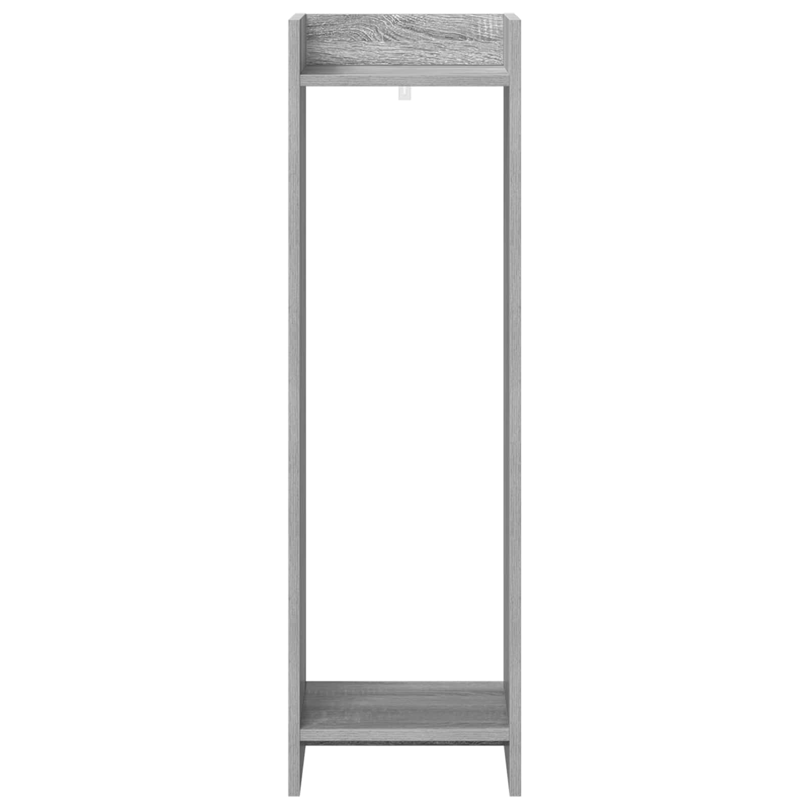 Stalak za biljke s policom Sivi Sonoma 30 x 30 x 100 cm