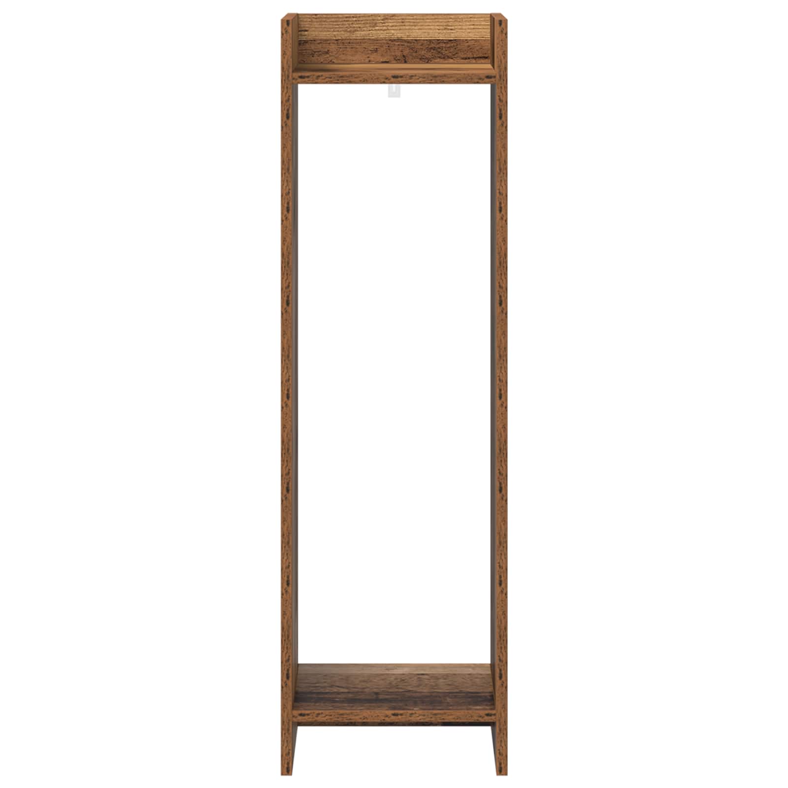 Stalak za biljke s policom Staro drvo 30 x 30 x 100 cm