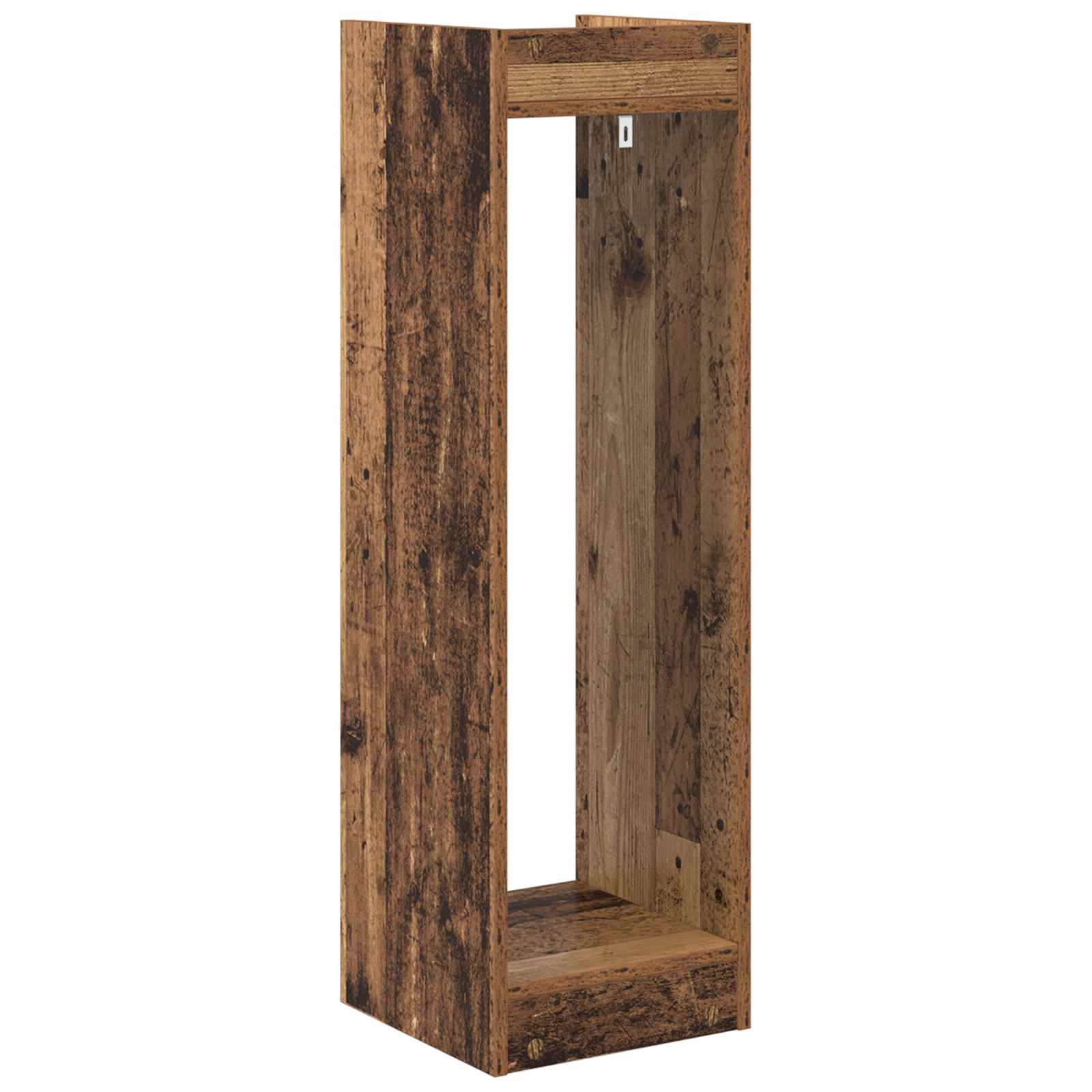 Stalak za biljke s policom 2 pcs Staro drvo 30 x 30 x 100 cm