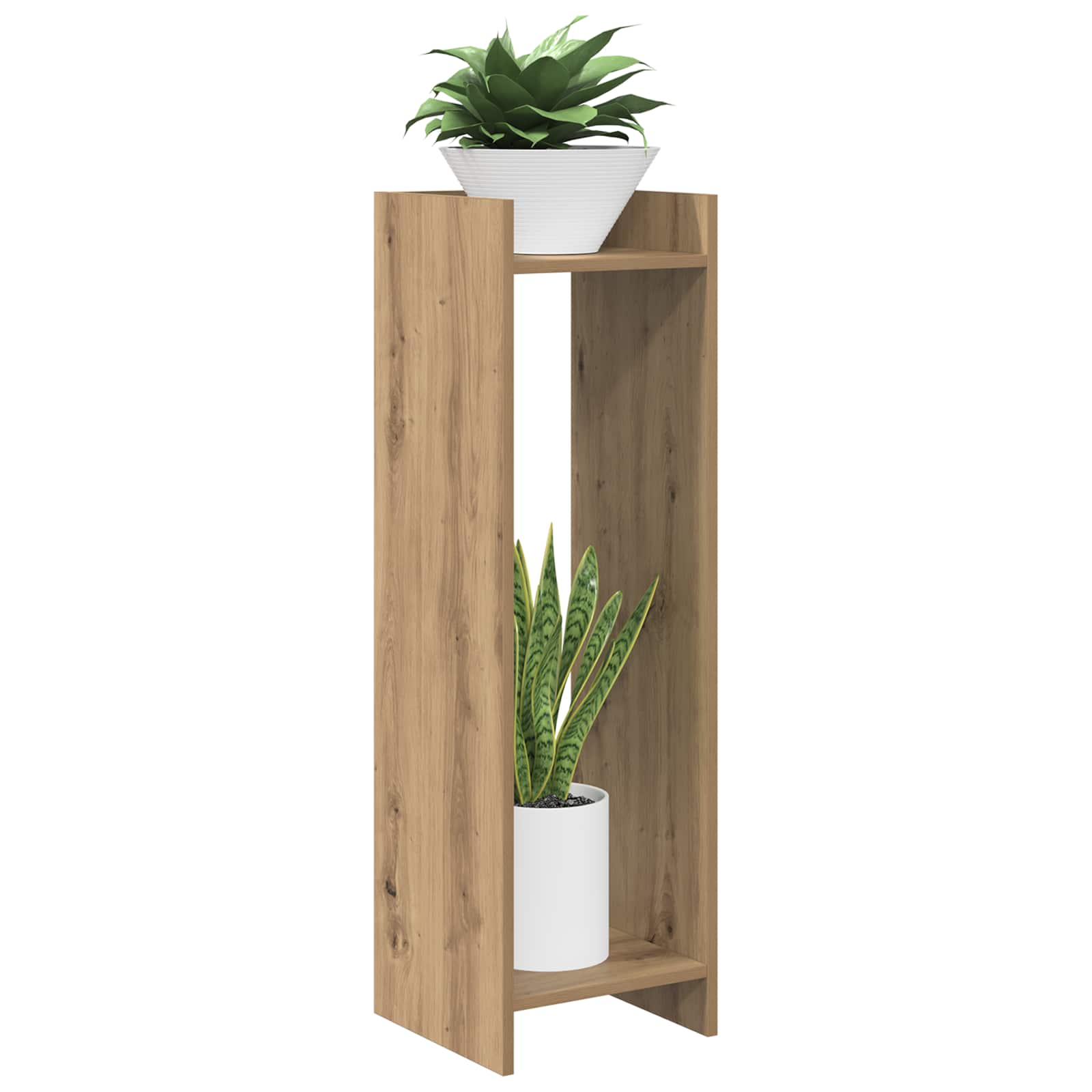 Stalak za biljke 2 pcs Zanatski Hrast 30 x 30 x 100 cm