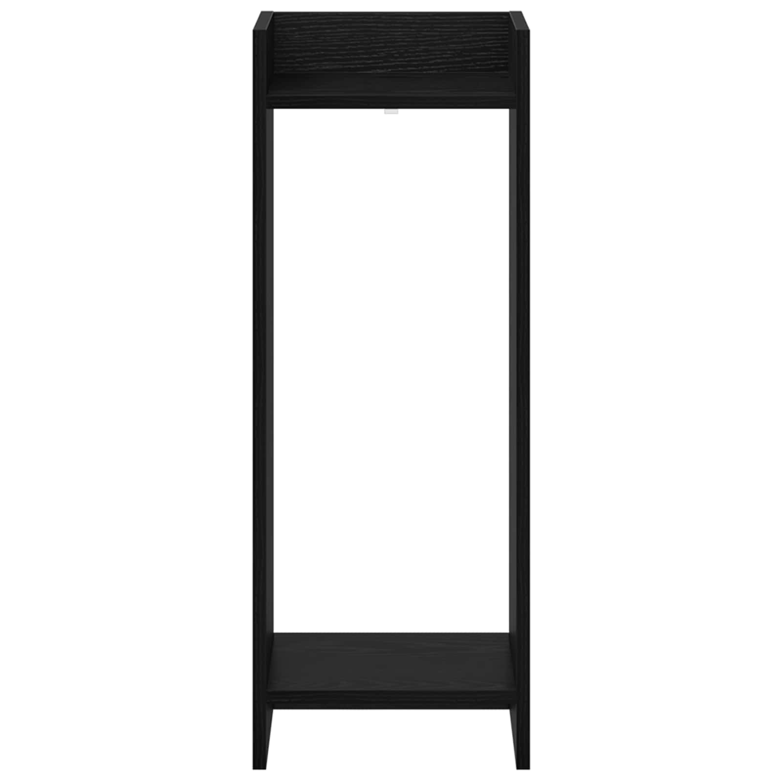 Stalak za biljke s policom 2 pcs Crni Hrast 30 x 30 x 80 cm