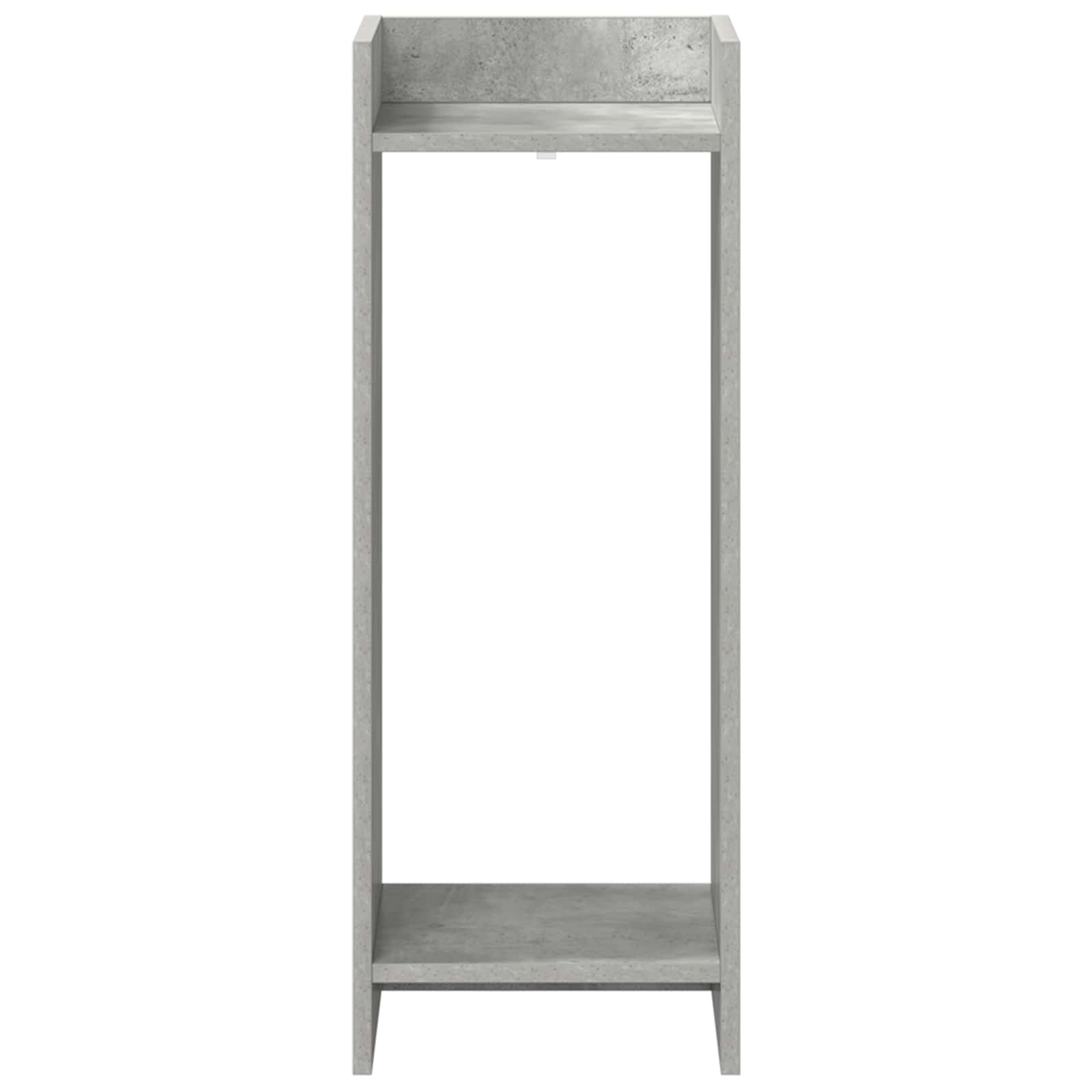 Stalak za biljke s policom 2 pcs Betonsko Siva 30 x 30 x 80 cm