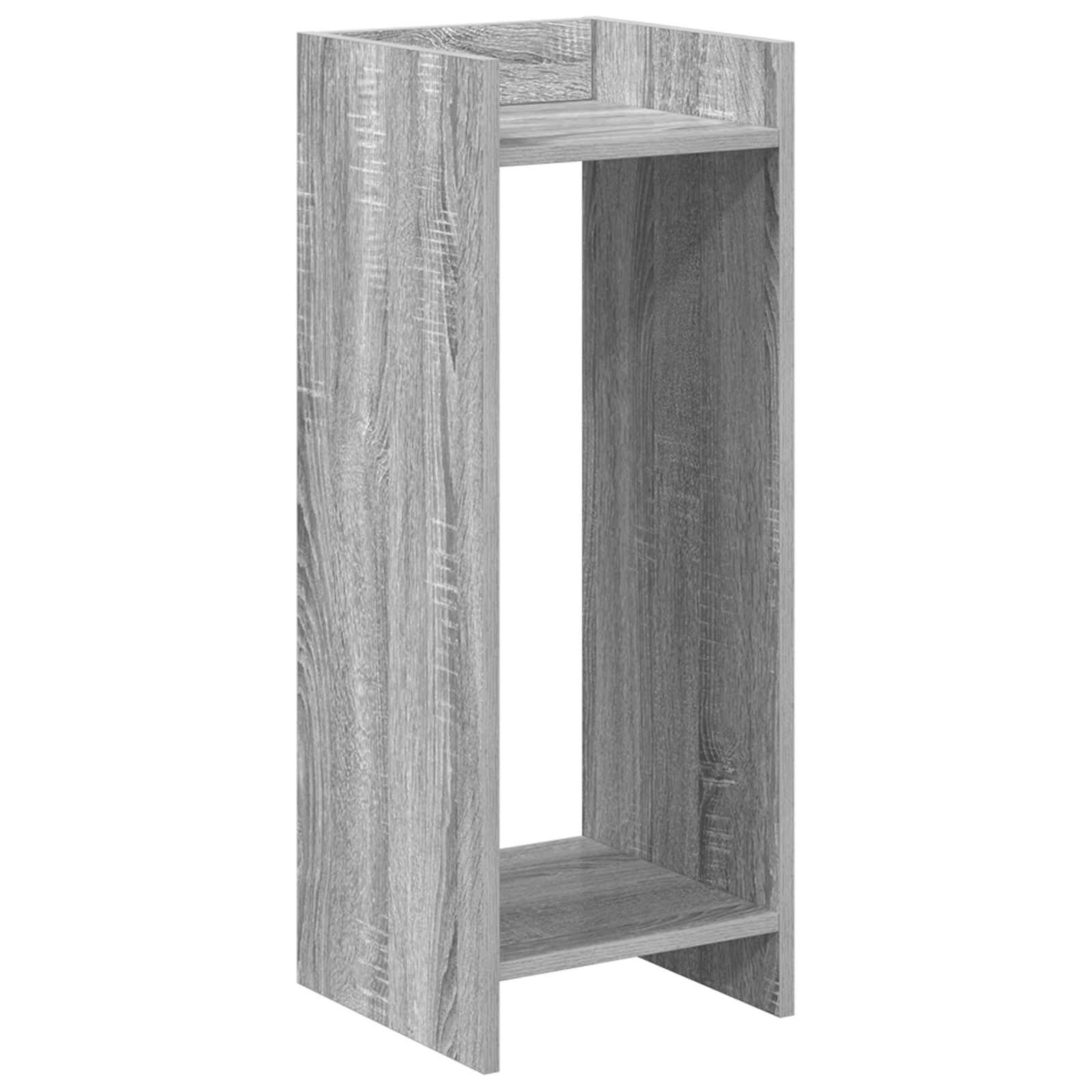 Stalak za biljke s policom Sivi Sonoma 30 x 30 x 80 cm
