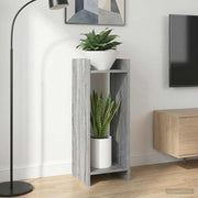 Stalak za biljke s policom 2 pcs Sivi Sonoma 30 x 30 x 80 cm