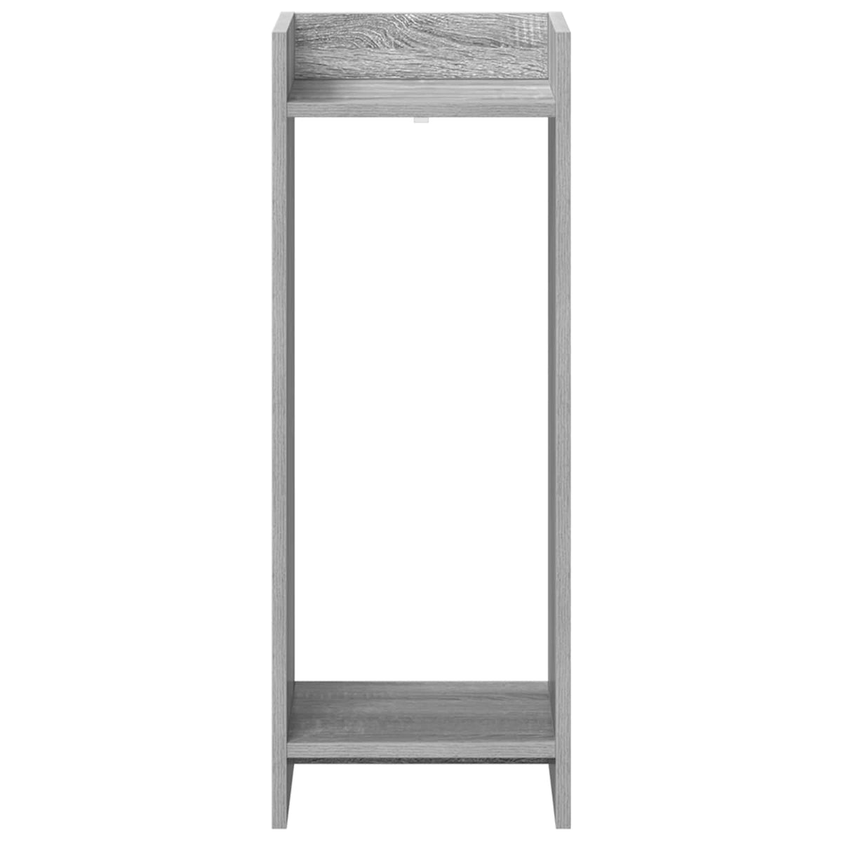 Stalak za biljke s policom 2 pcs Sivi Sonoma 30 x 30 x 80 cm