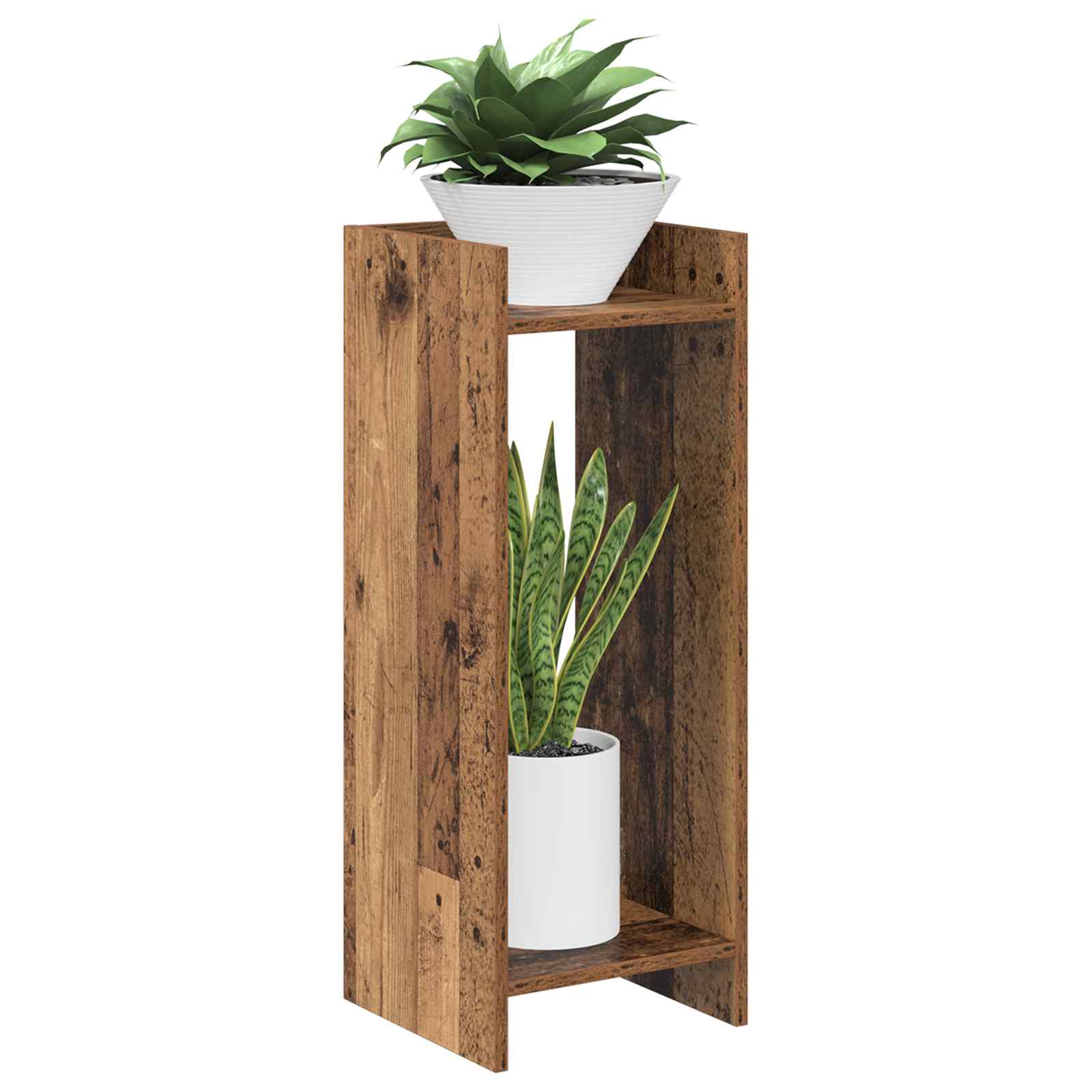Stalak za biljke Staro drvo 30 x 30 x 80 cm Konstrukcijsko drvo