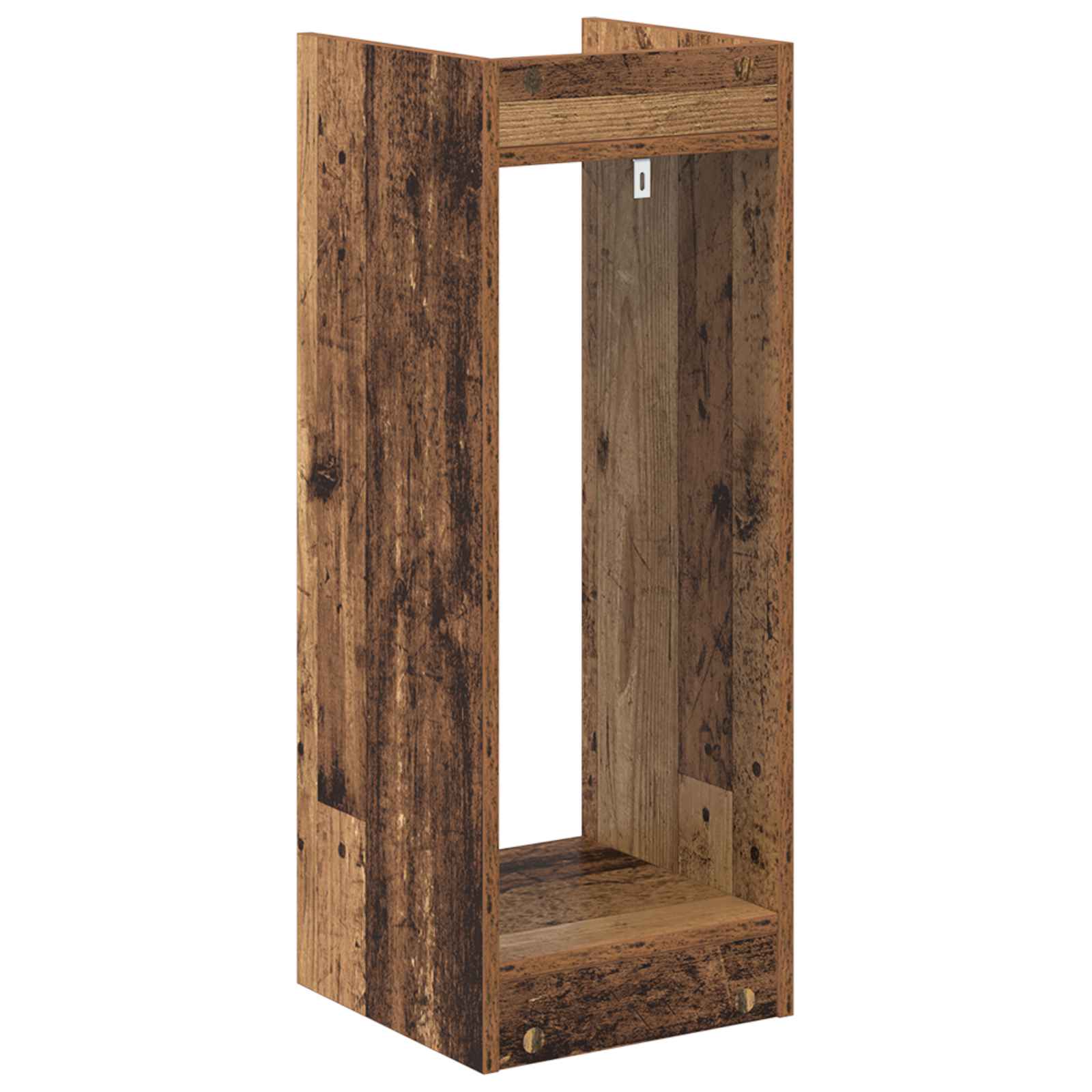 Stalak za biljke s policom 2 pcs Staro drvo 30 x 30 x 80 cm