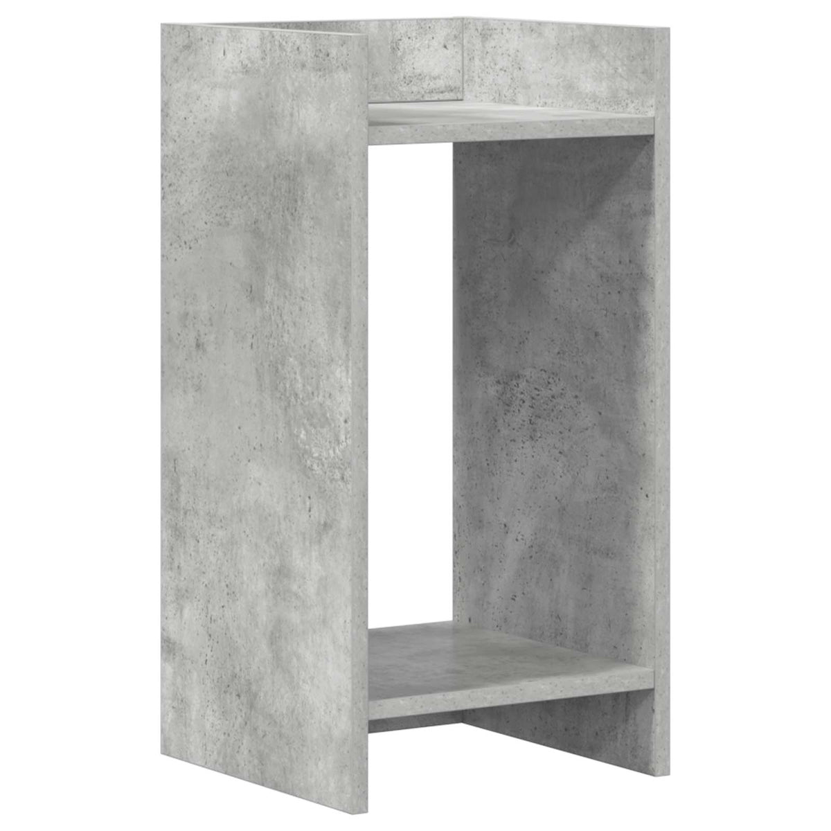 Stalak za biljke s policom Betonsko Siva 30 x 30 x 60 cm