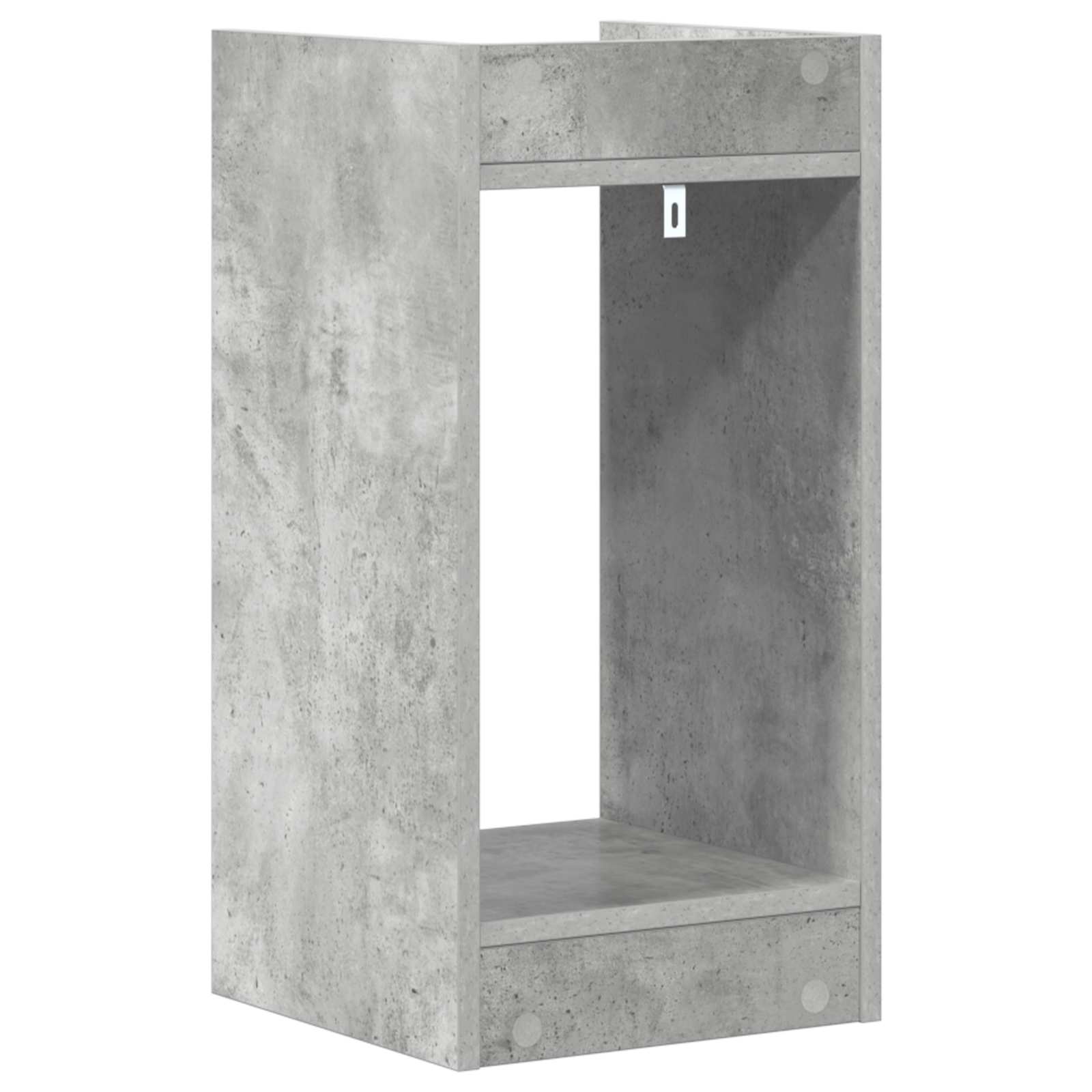 Stalak za biljke s policom Betonsko Siva 30 x 30 x 60 cm