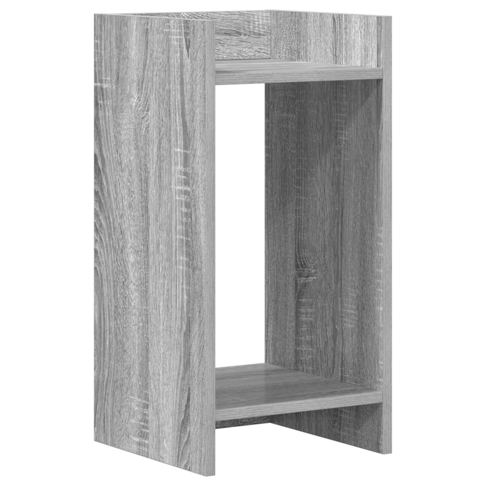 Stalak za biljke s policom Sivi Sonoma 30 x 30 x 60 cm