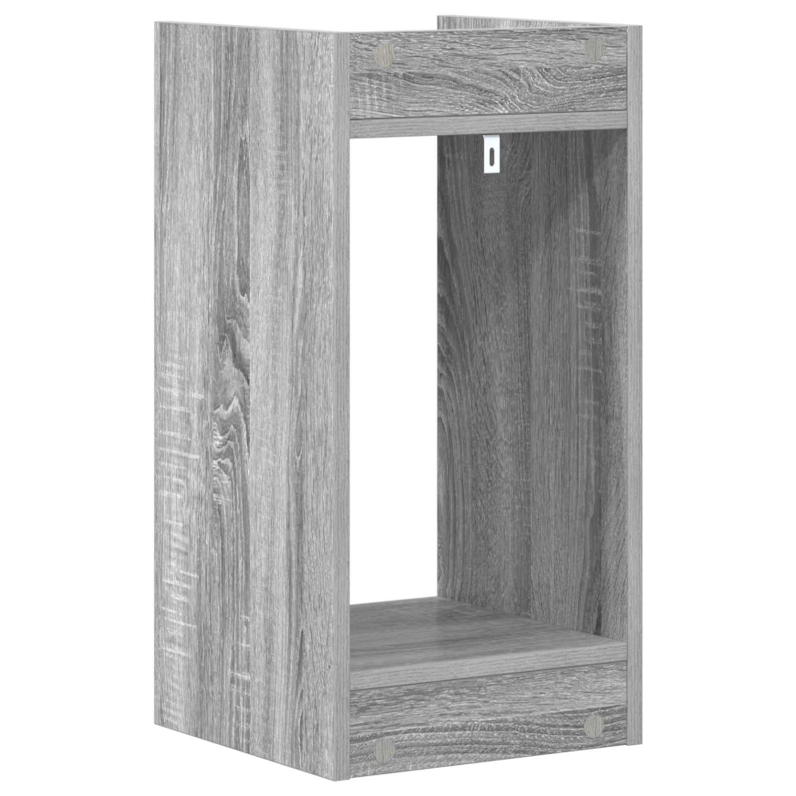 Stalak za biljke s policom Sivi Sonoma 30 x 30 x 60 cm