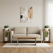 Stalak za biljke s policom 2 pcs Zanatski Hrast 30 x 30 x 60 cm