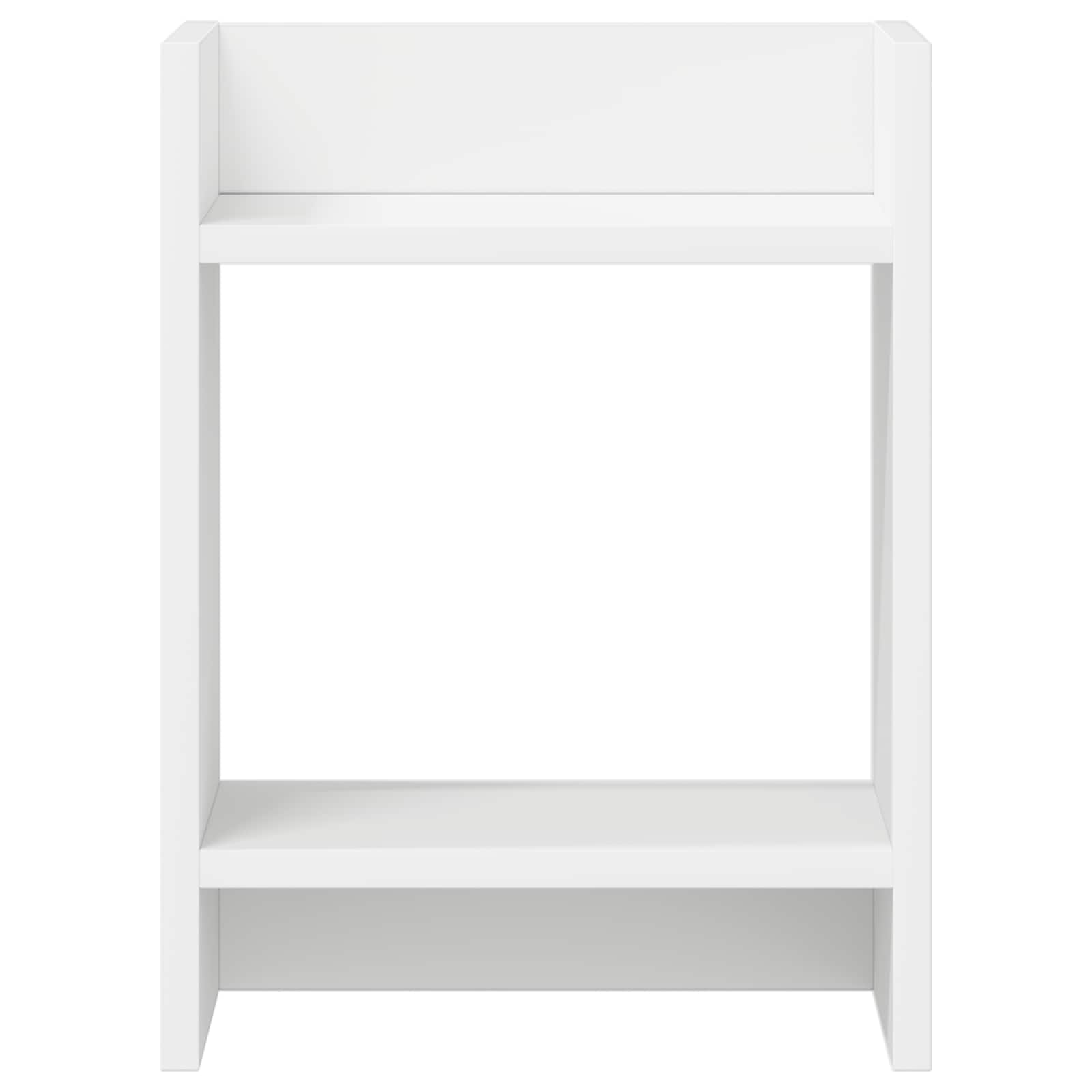 Stalak za biljke s policom 2 pcs Bijeli 30 x 30 x 40 cm
